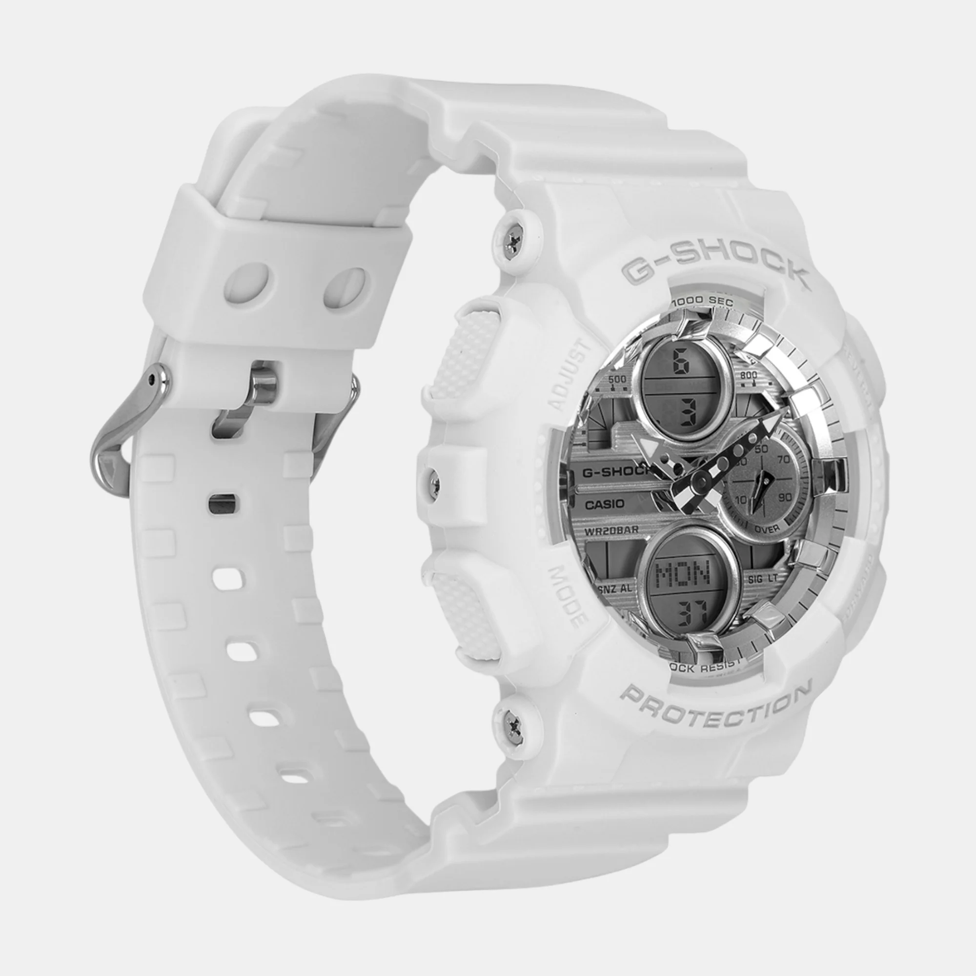 G-Shock Women Quartz White Dial Analog-Digital Resin Watch G1562 - Image 3