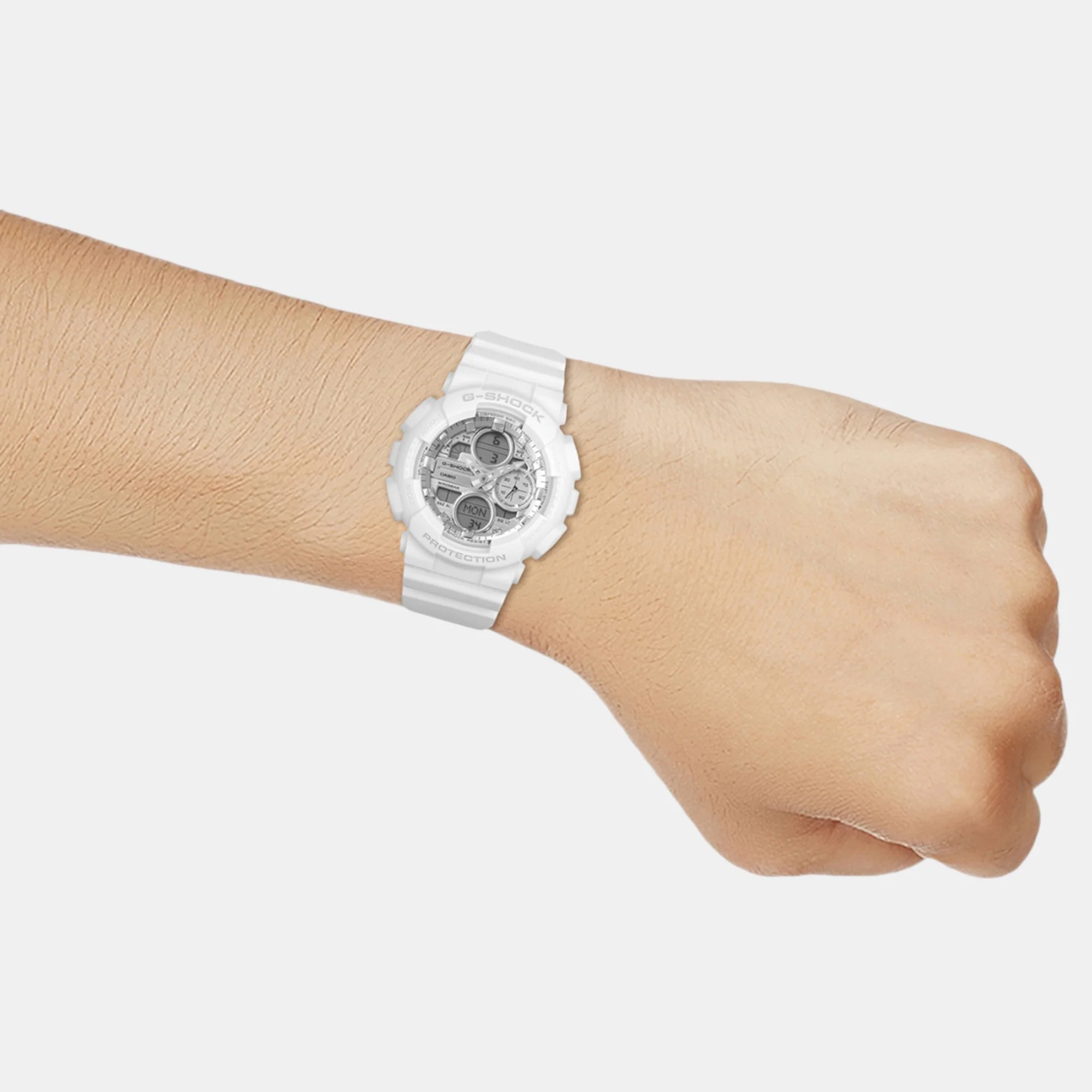 G-Shock Women Quartz White Dial Analog-Digital Resin Watch G1562 - Image 9