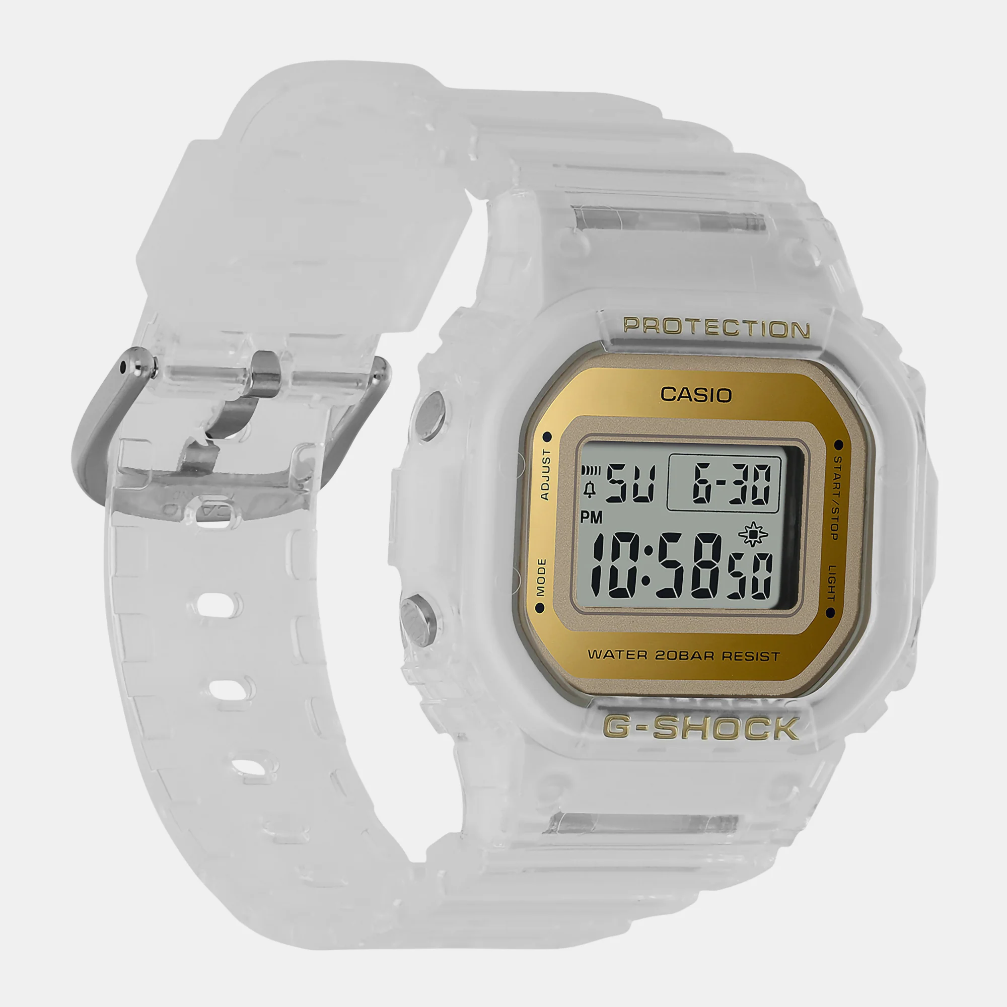 G-Shock Women Quartz White Dial Digital Resin Watch G1402 - Image 3