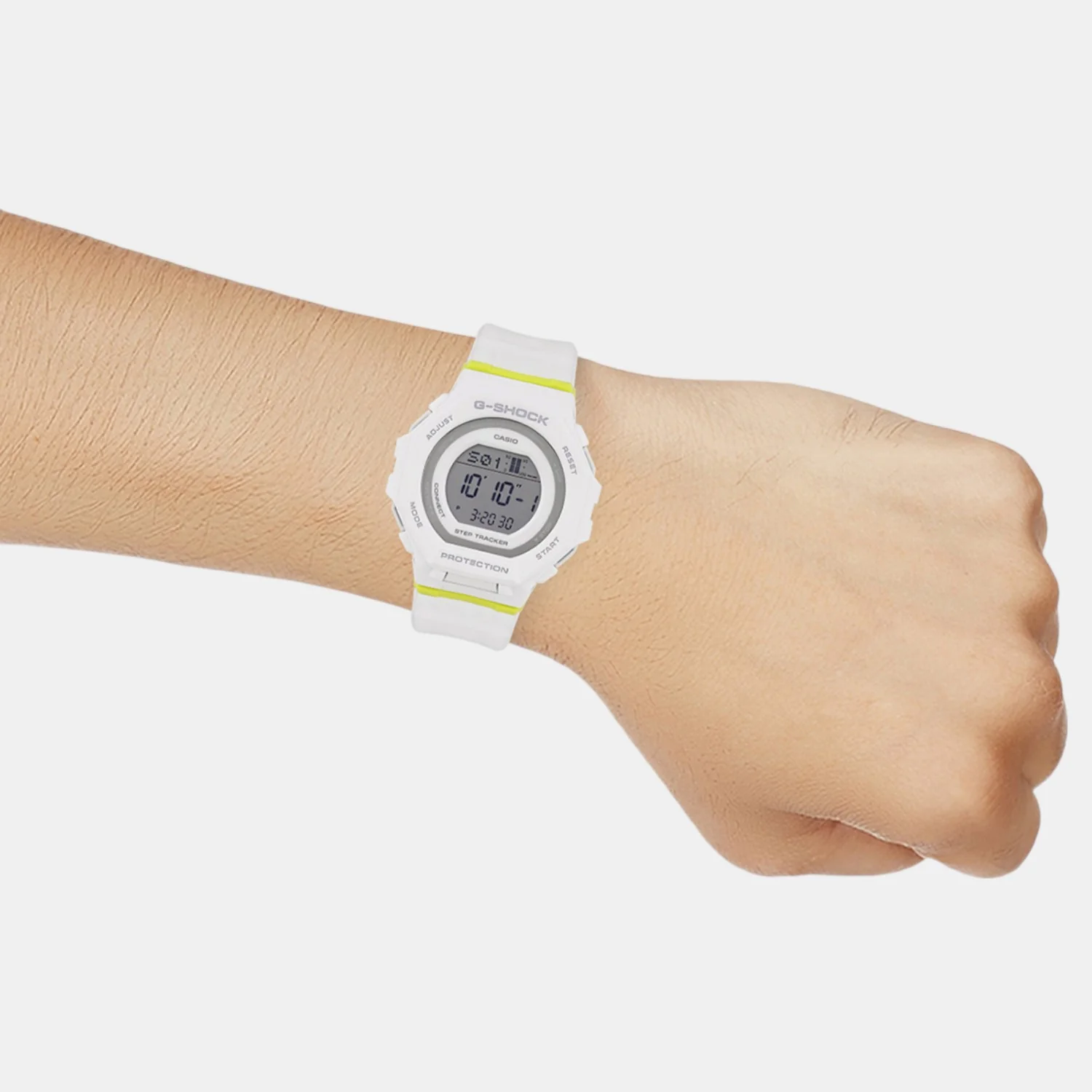 G-Shock Women Quartz White Dial Digital Resin Watch G1696 - Image 2