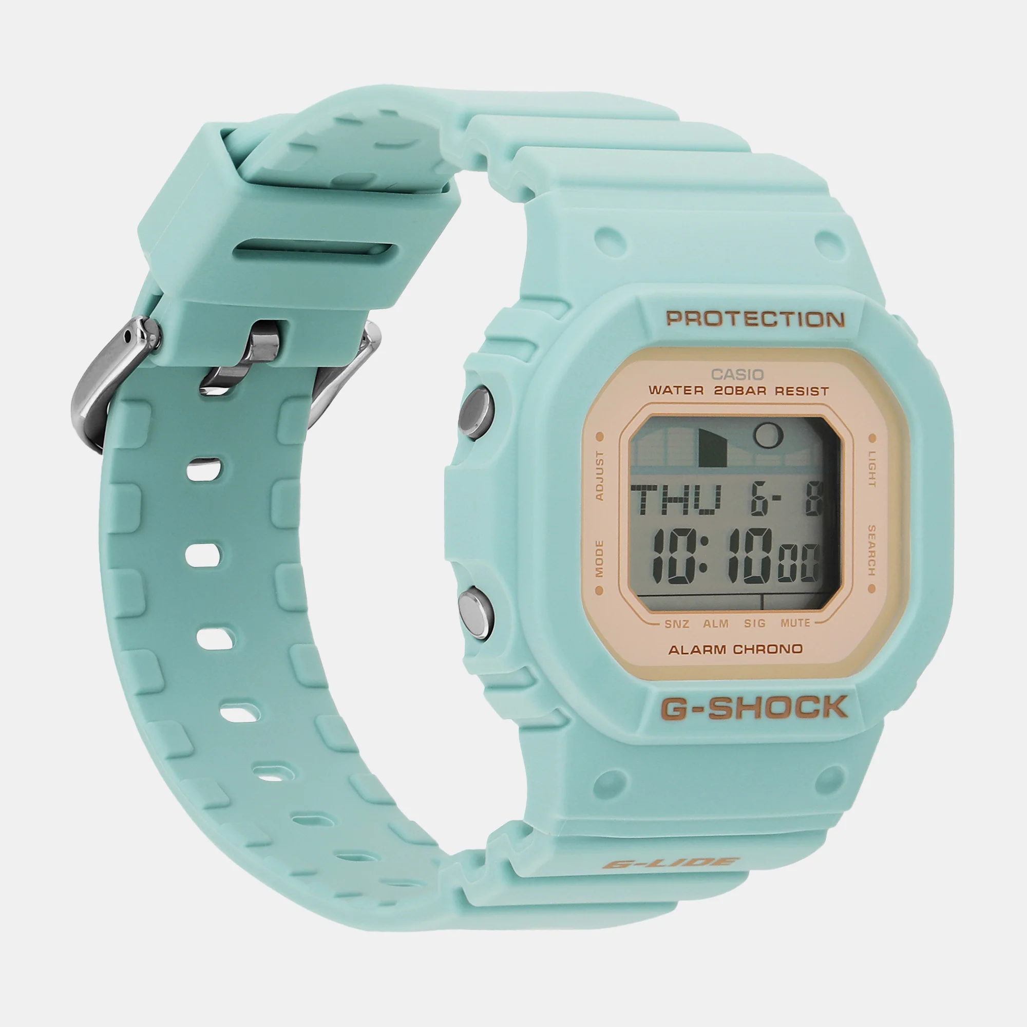 G-Shock Women Women Quartz Rose Gold Dial Digital Resin Watch G1397 - Image 3