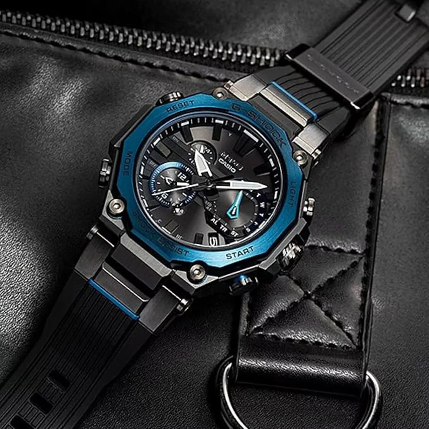 Men Quartz Black Dial Analog Resin Watch MTG-B2000B-1A2DR G1730 - Image 7