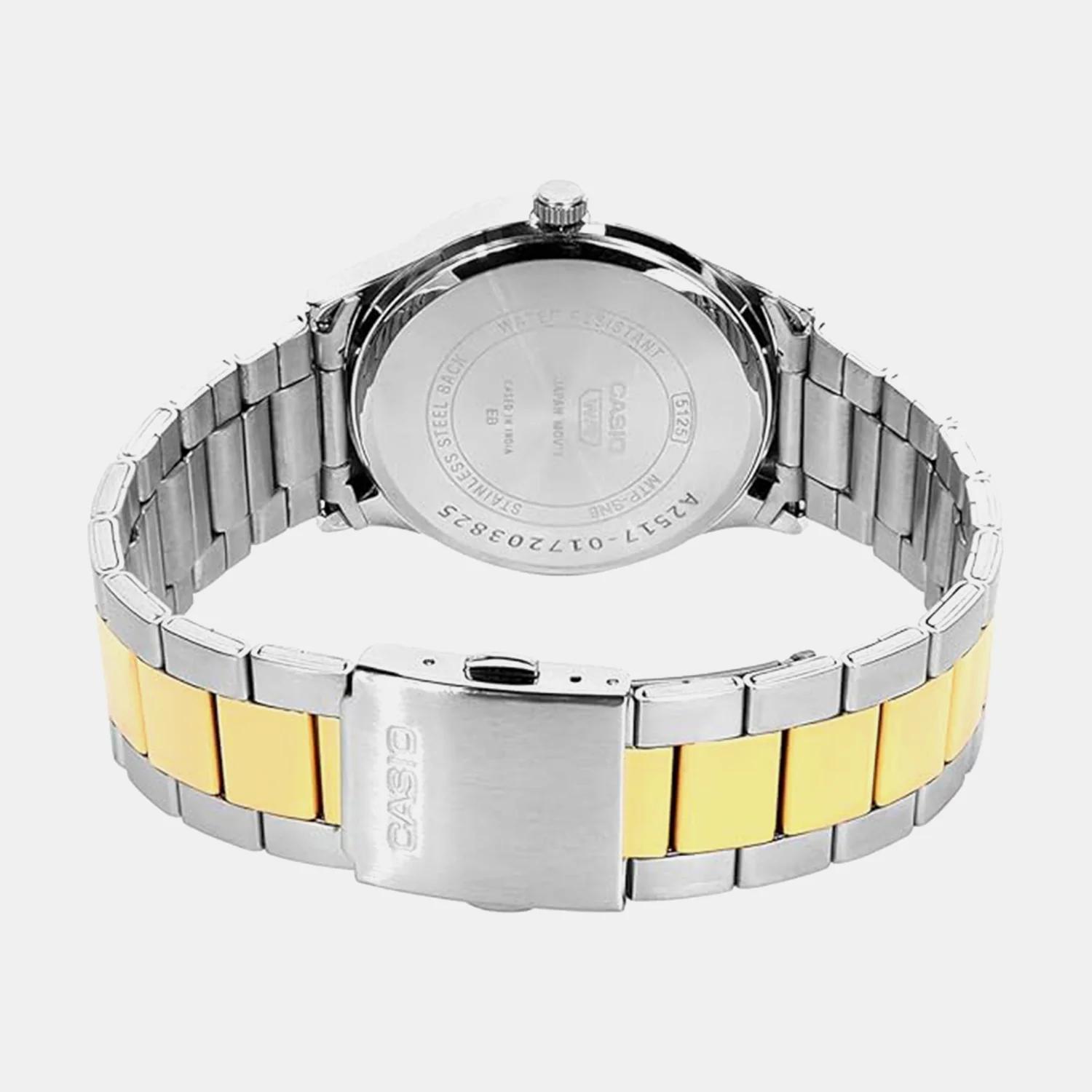 Men Quartz Blue Dial Analog Stainless Steel Watch A2517 - Image 4