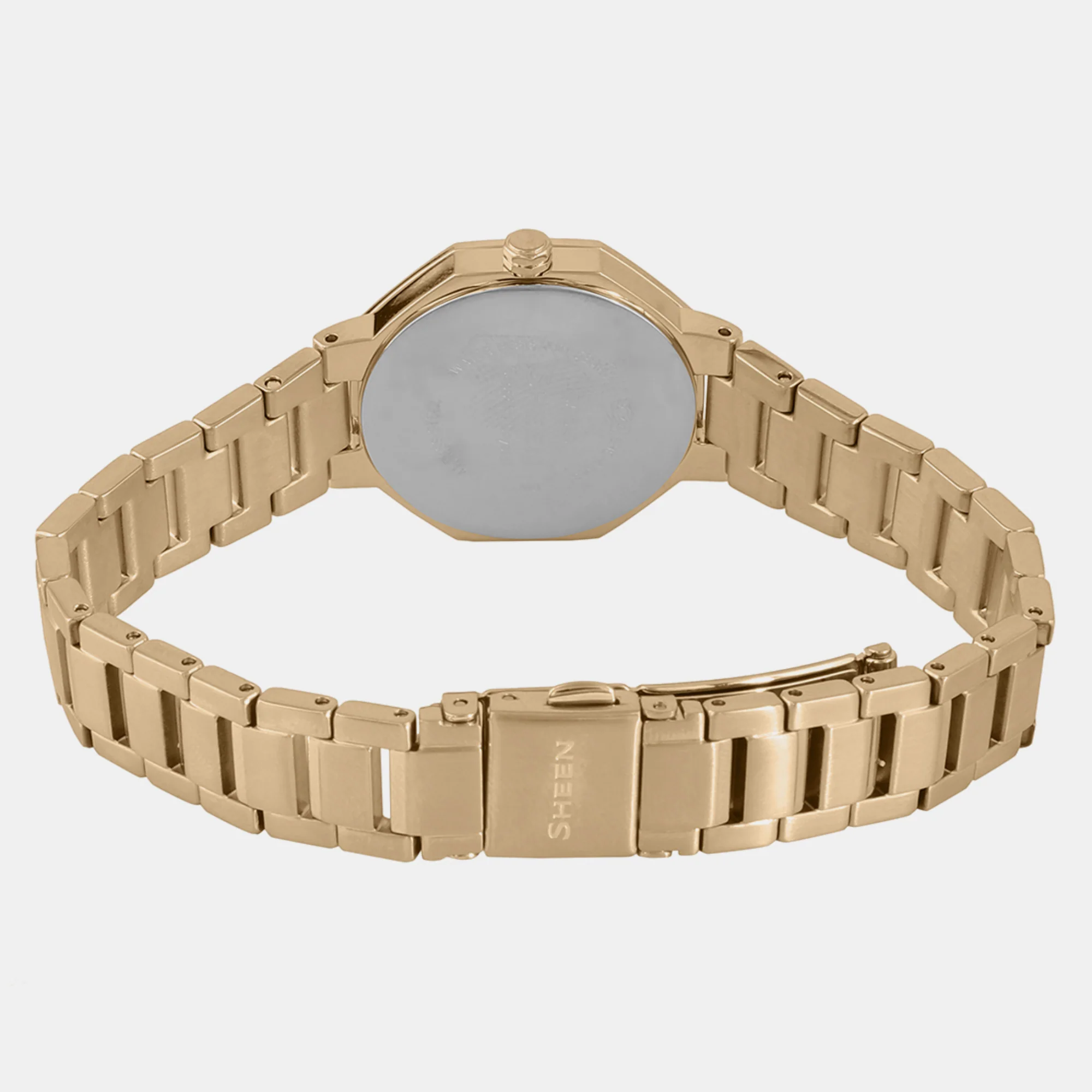 Sheen Women Quartz Blue Dial Analog Stainless Steel Watch SH292 - Image 4