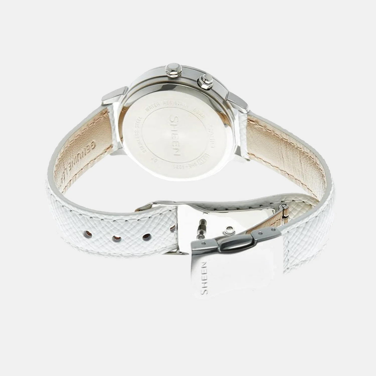Sheen Women Quartz Multi Dial Analog Leather Watch SX082 - Image 3