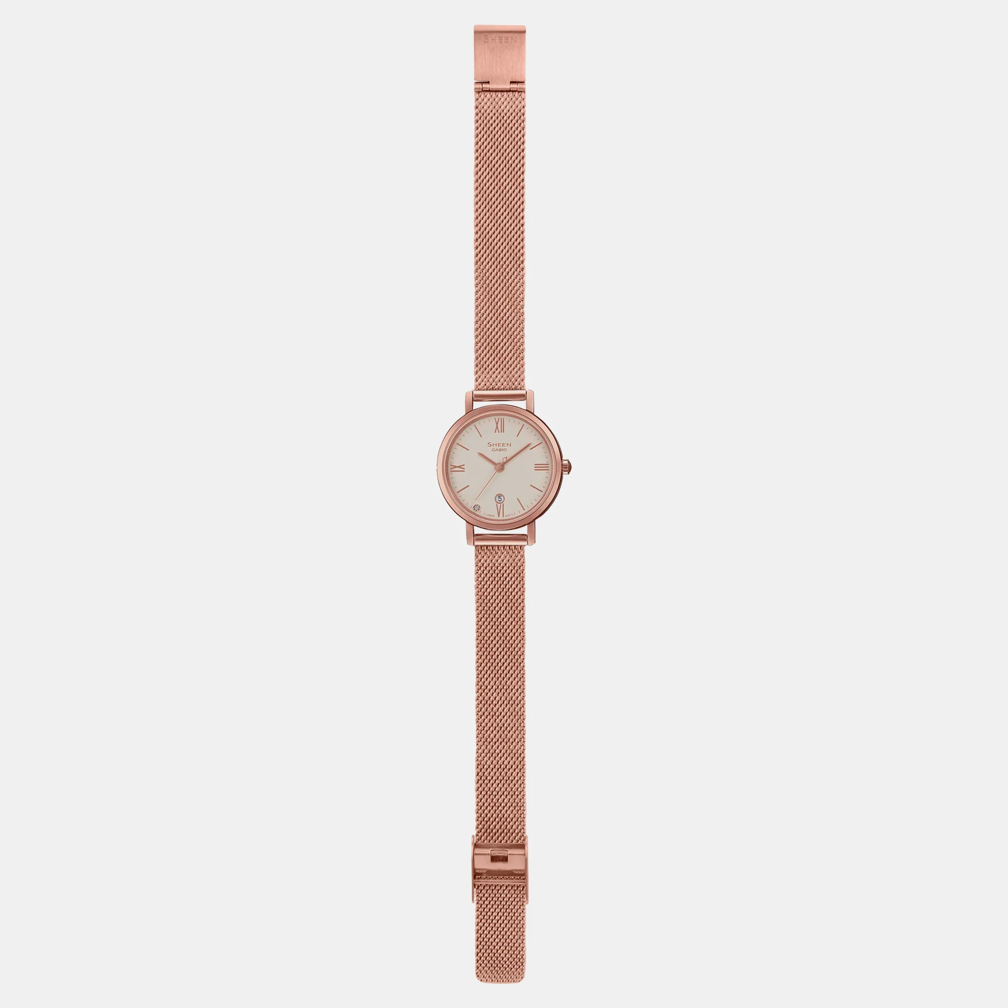 Sheen Women Quartz Pink Dial Analog Mesh Watch SX280 - Image 5