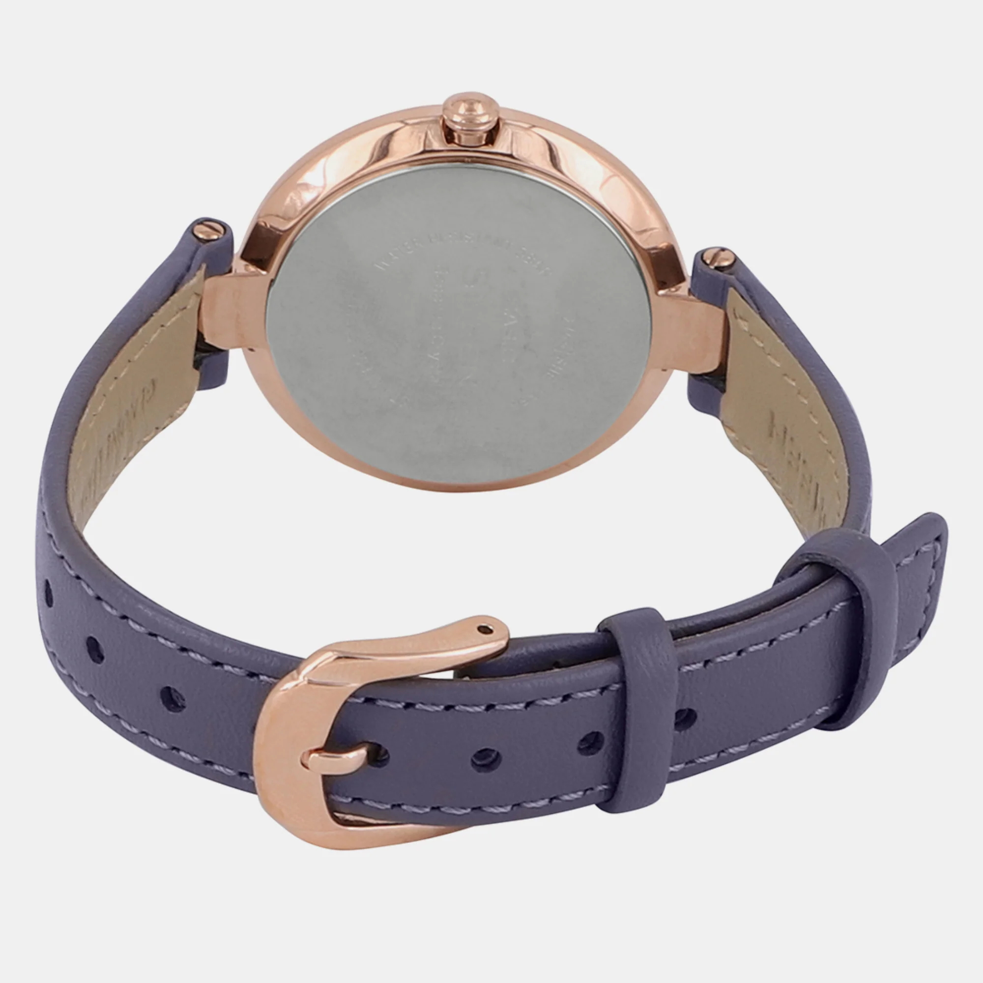 Sheen Women Quartz Purple Dial Analog Leather Watch SH299 - Image 5