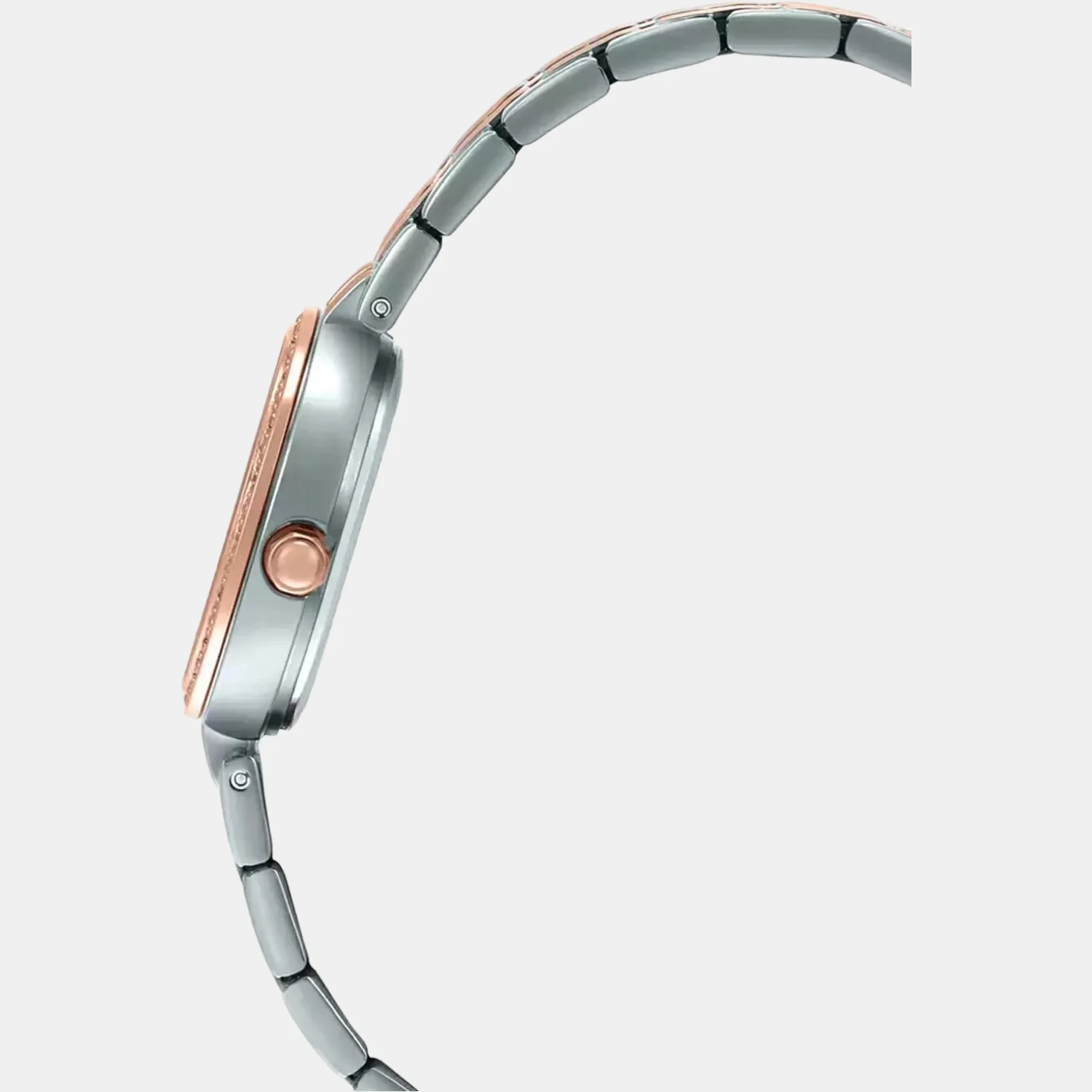 Sheen Women Quartz Rose Gold Dial Analog Stainless Steel Watch SH227 - Image 2