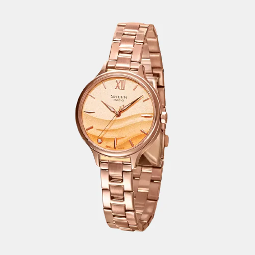 Sheen Women Quartz Dual Tone Dial Analog Stainless Steel Watch SH274
