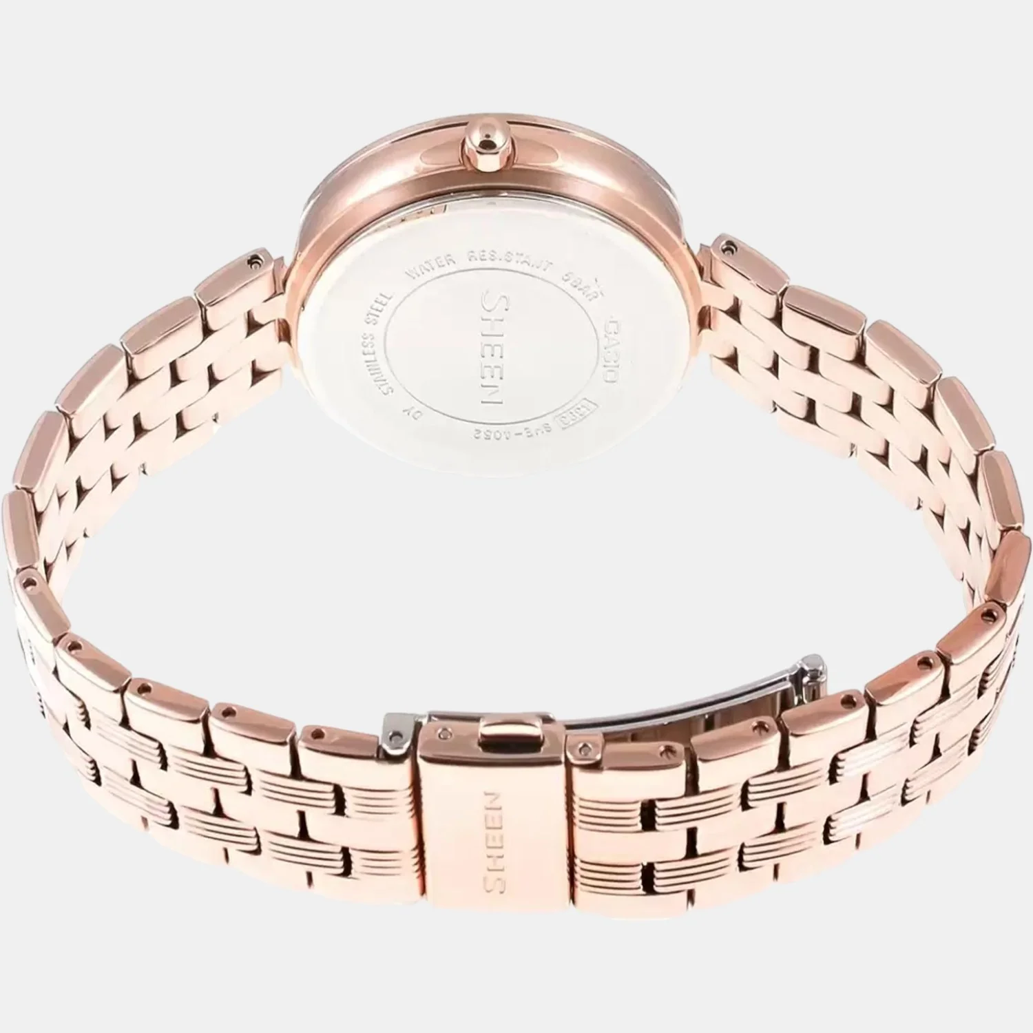 Sheen Women Quartz Rose Gold Dial Analog Stainless Steel Watch SX243 - Image 5