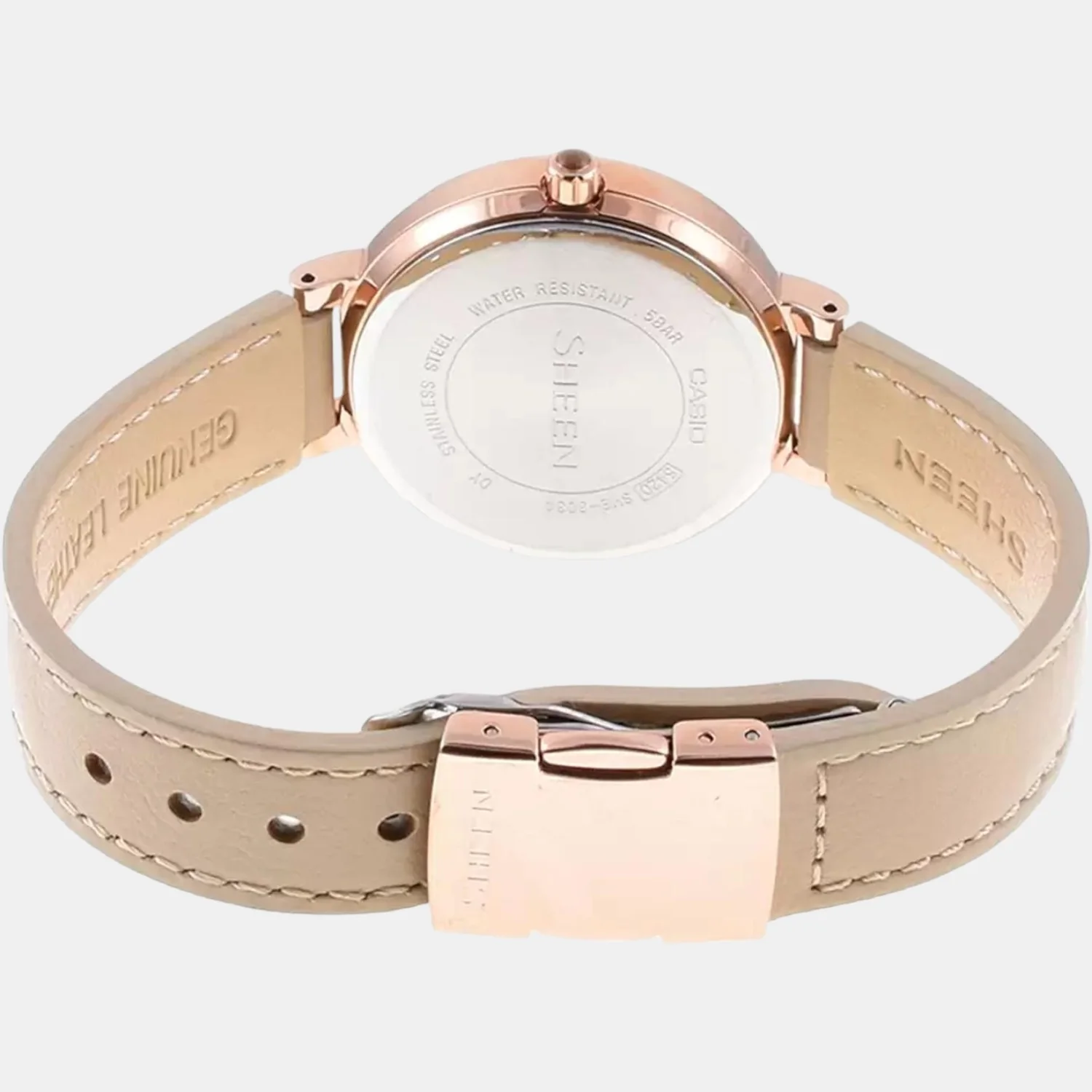 Sheen Women Quartz Rose Gold Dial Chronograph Watch SX252 - Image 5