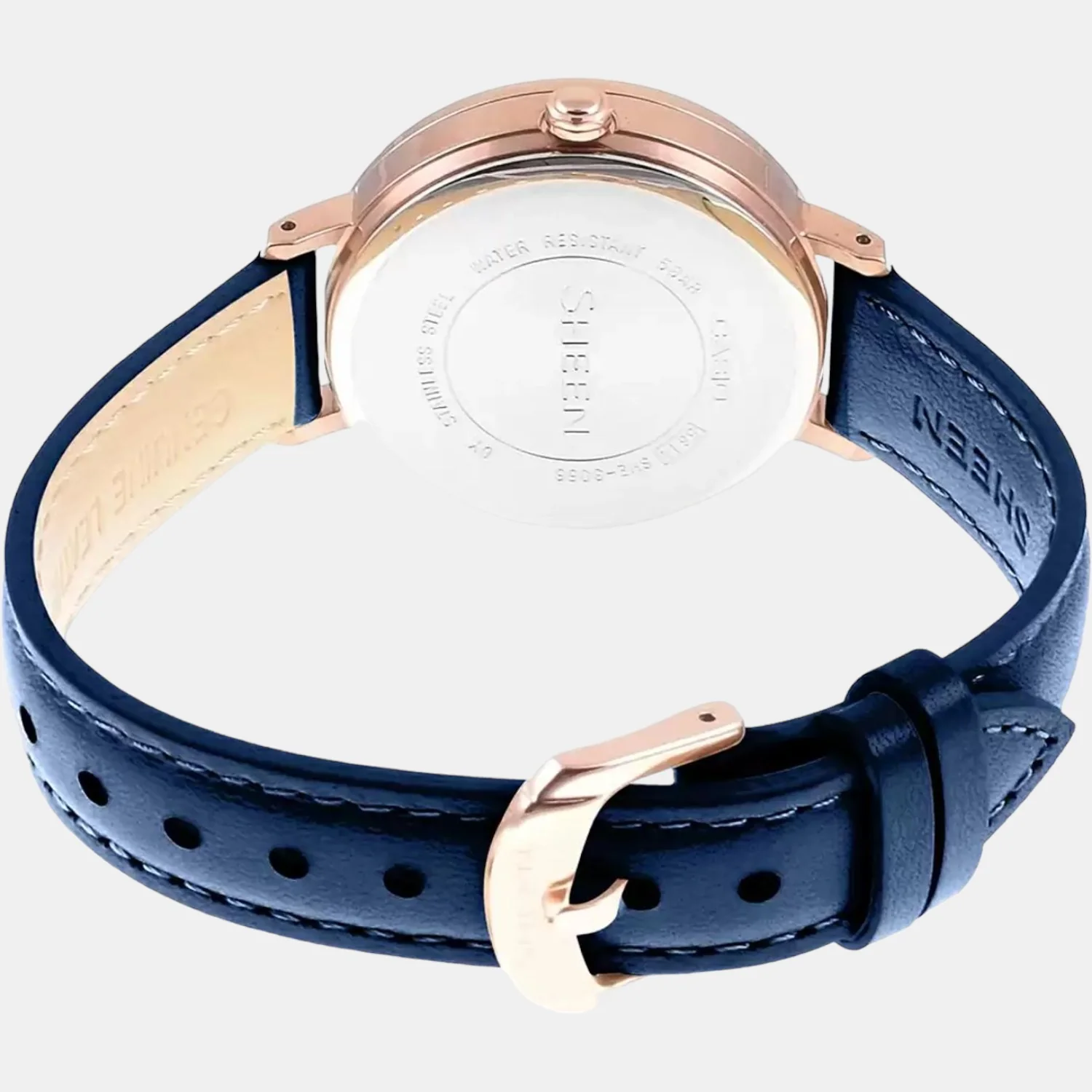 Sheen Women Quartz Silver Dial Analog Leather Watch SX240 - Image 5