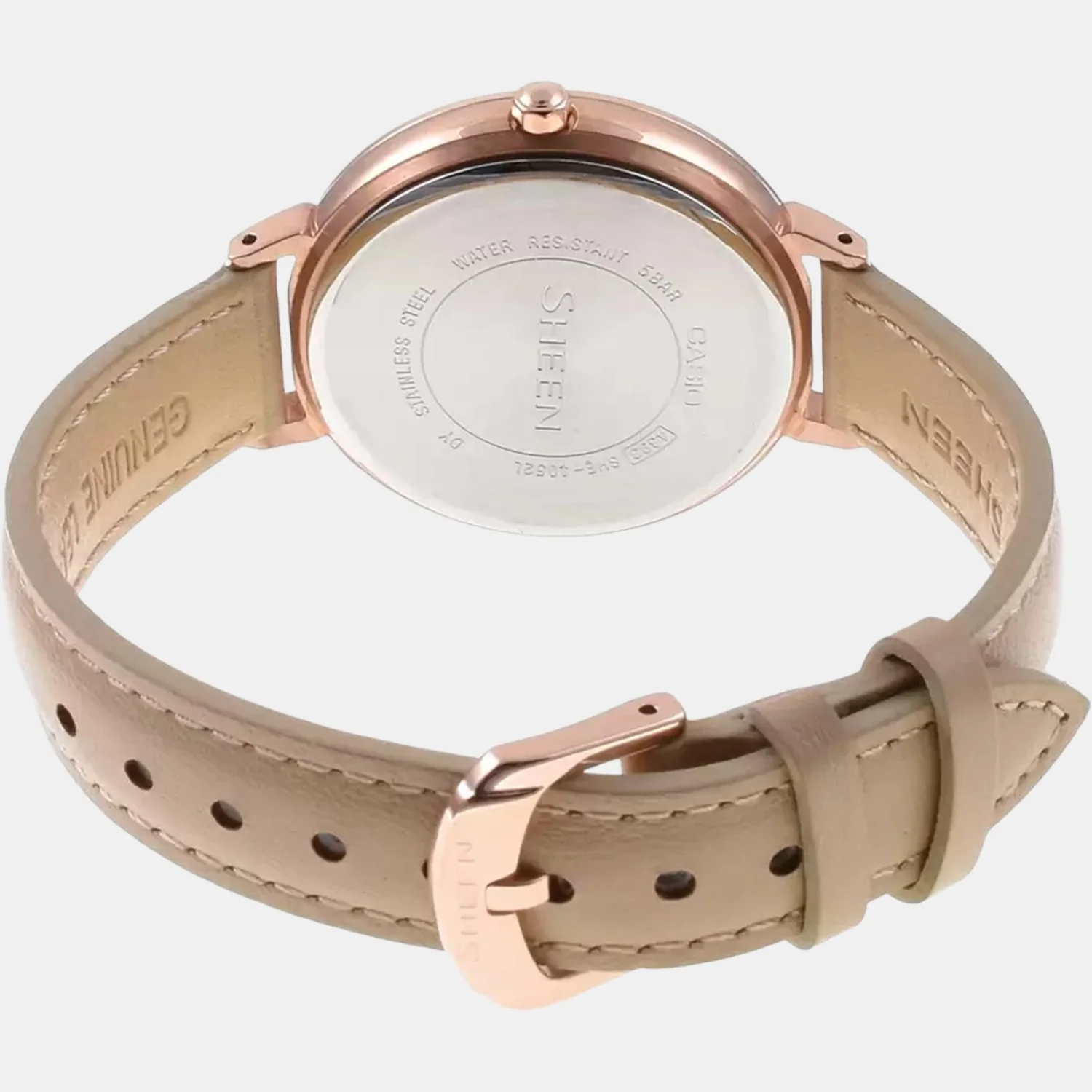 Sheen Women Quartz Mother of Pearl Dial Analog Leather Watch SX246 - Image 5