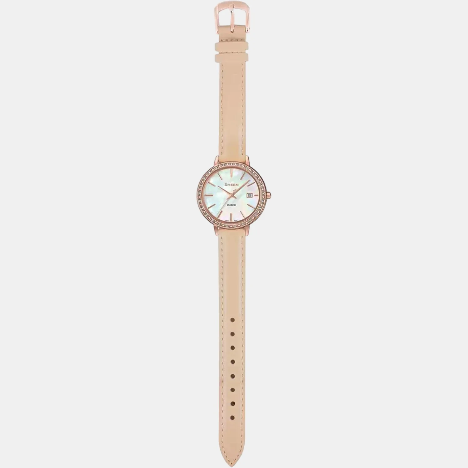 Sheen Women Quartz Mother of Pearl Dial Analog Leather Watch SX246 - Image 6