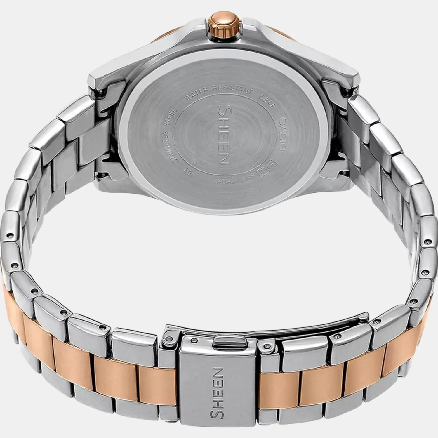 Sheen Women Quartz Silver Dial Chronograph Stainless Steel Watch SX150 - Image 5
