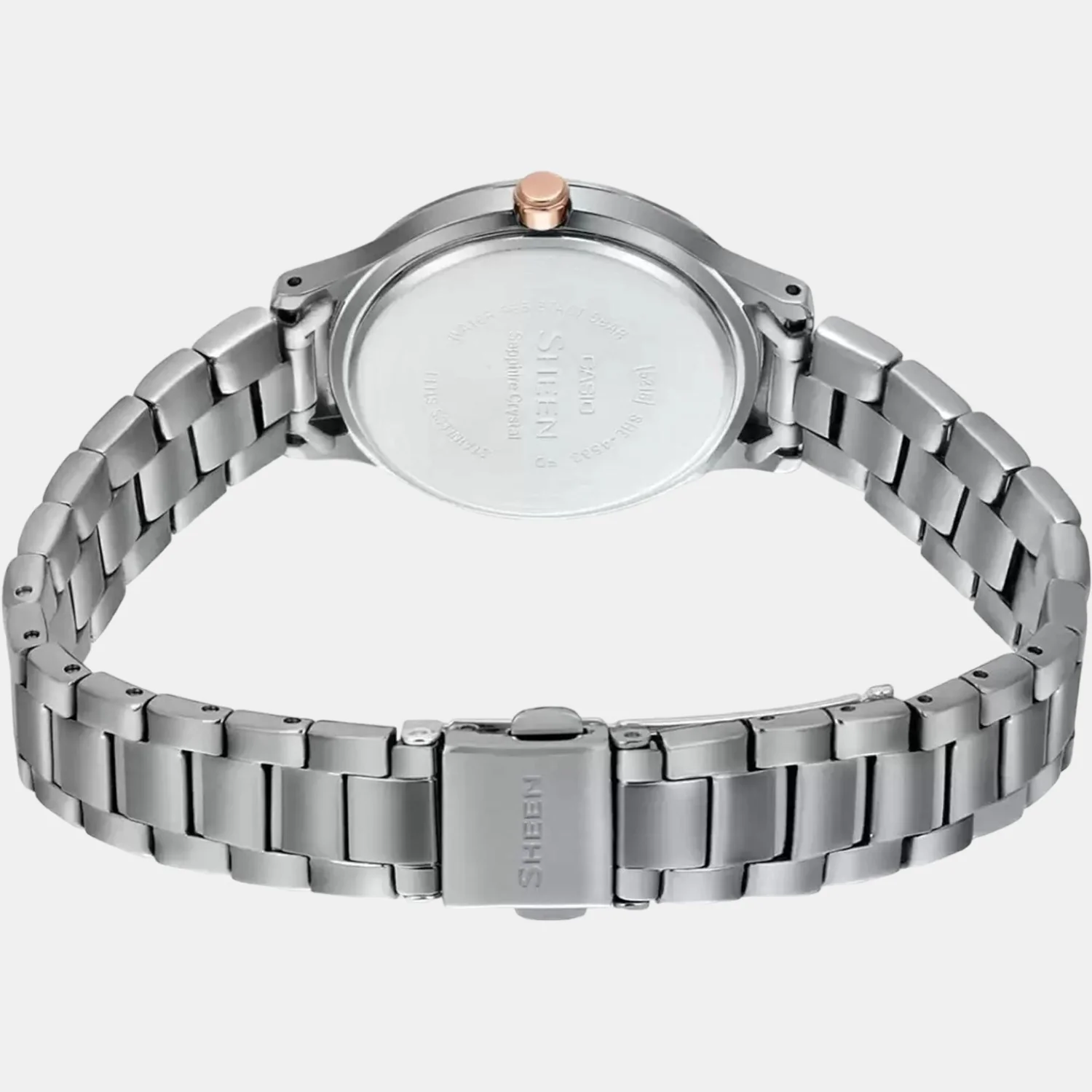 Sheen Women Quartz White Dial Analog Stainless Steel Watch SH205 - Image 5