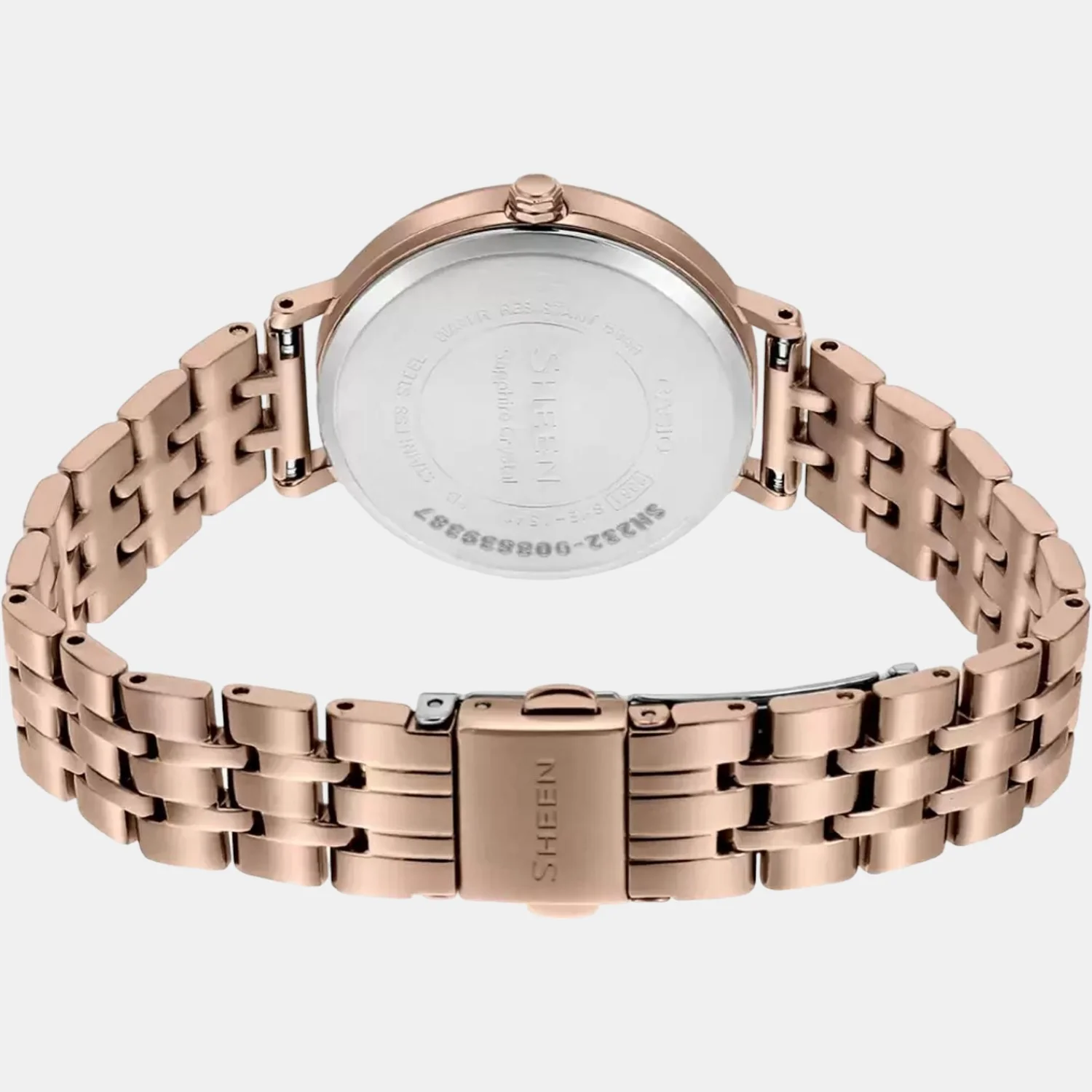 Sheen Women Quartz White Dial Analog Stainless Steel Watch SH232 - Image 4