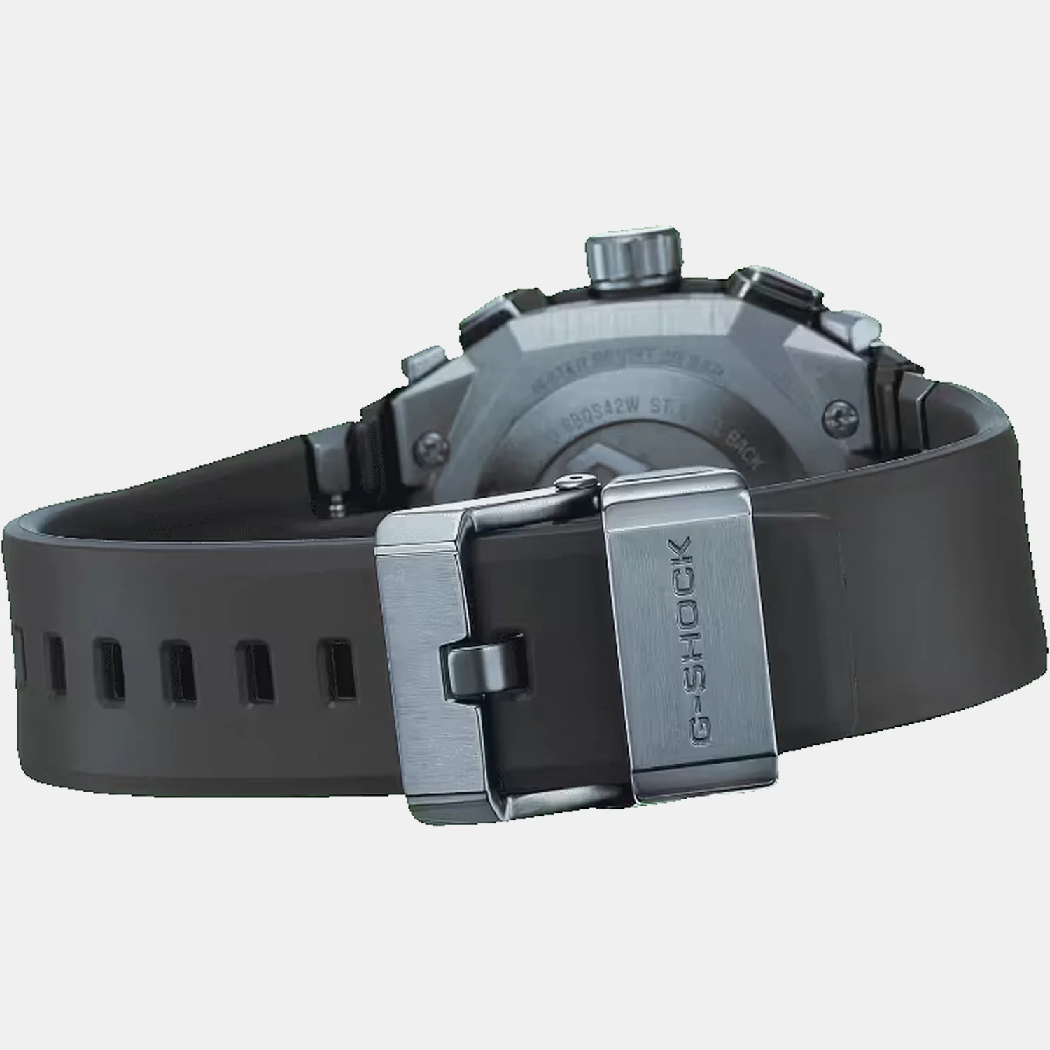 Unisex Solar Black Dial Analog Stainless Steel Watch G1717 - Image 5