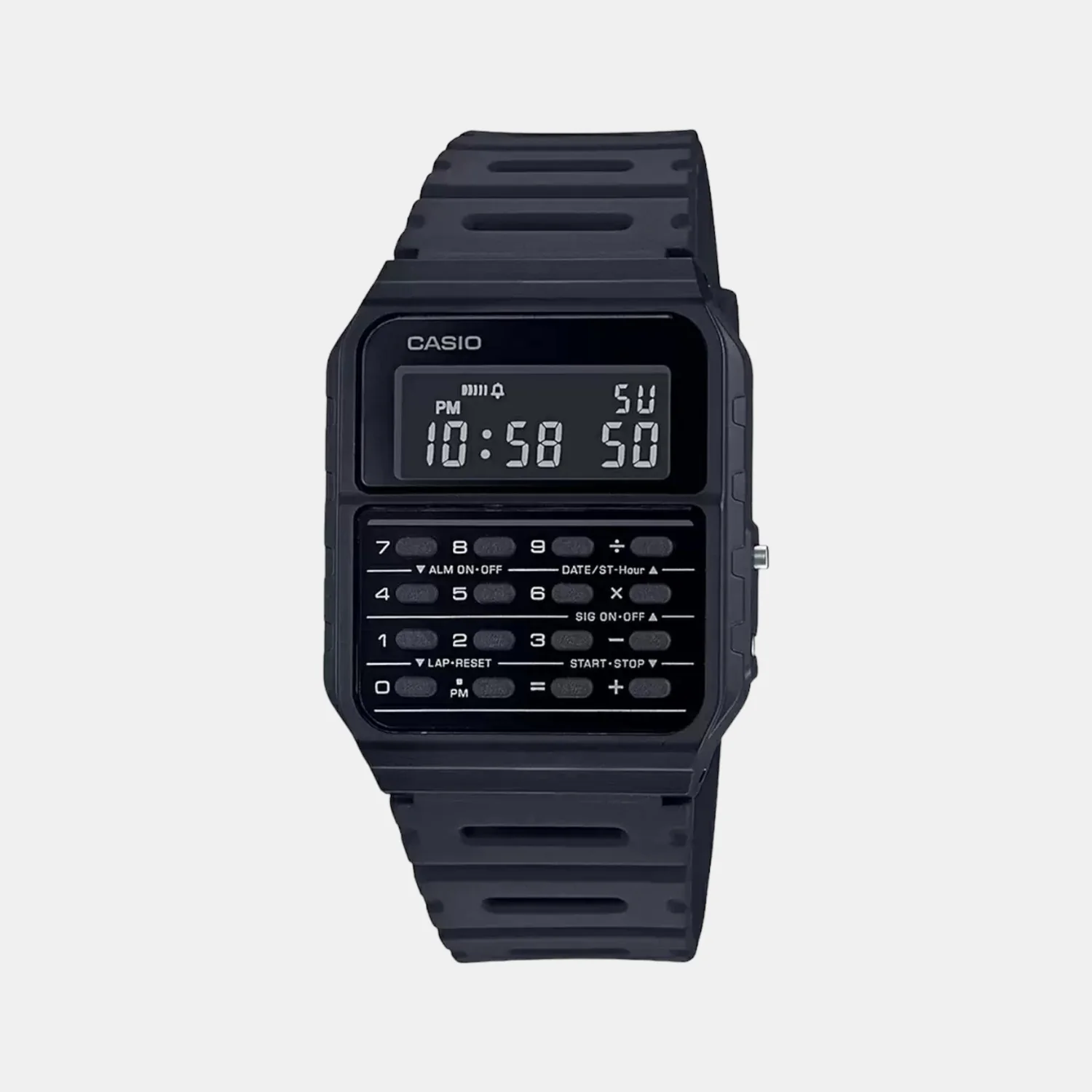Vintage Men Quartz Black Dial Digital Resin Watch D208