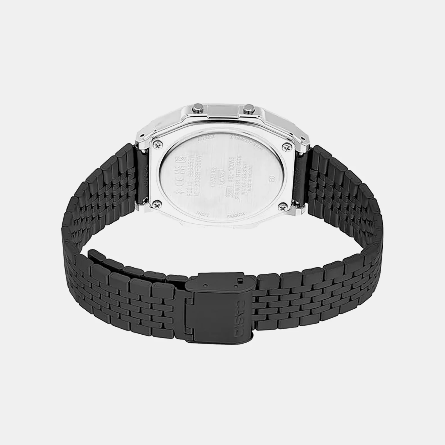 Vintage Unisex Quartz Black Dial Analog-Digital Resin Watch D367 - Image 3
