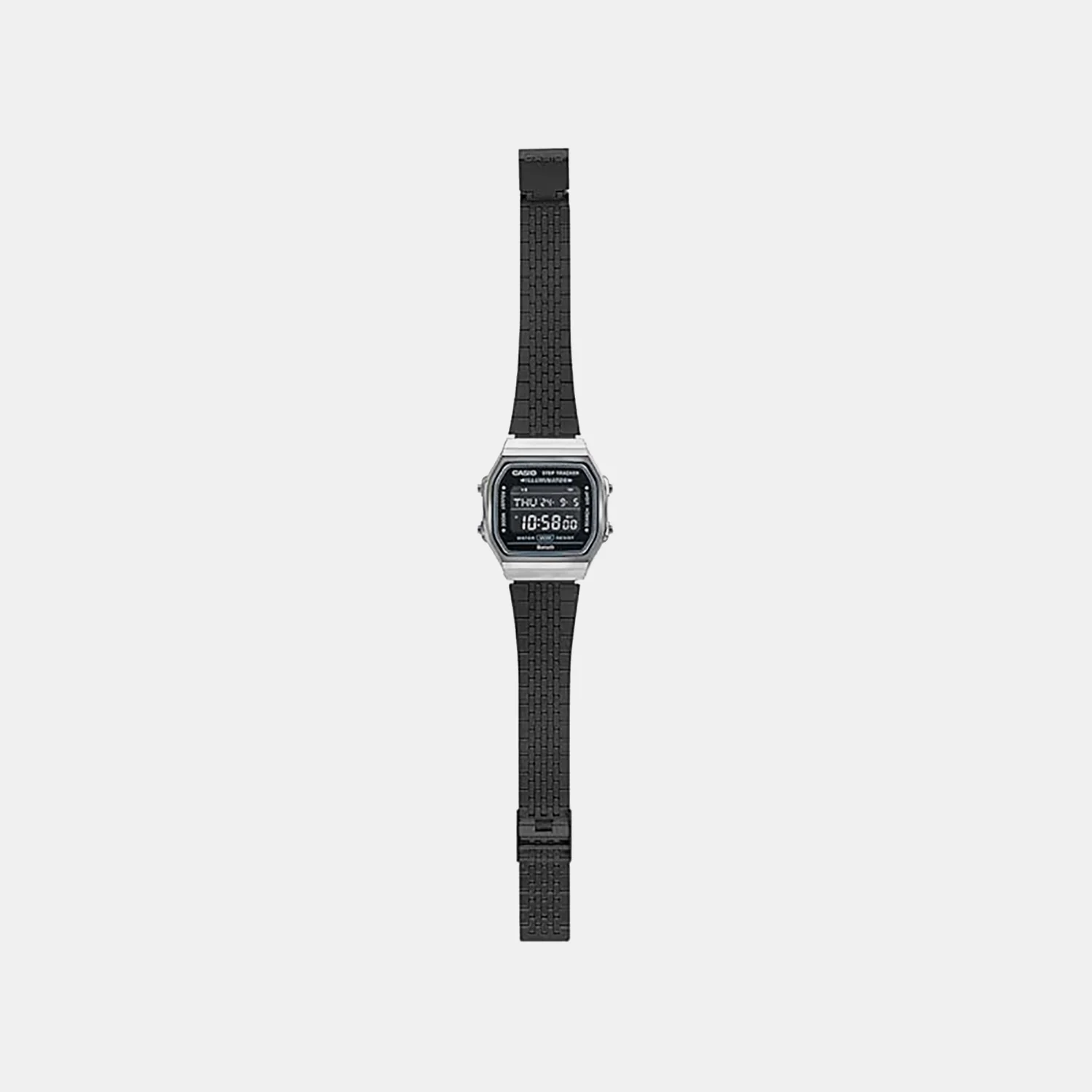 Vintage Unisex Quartz Black Dial Analog-Digital Resin Watch D367 - Image 5