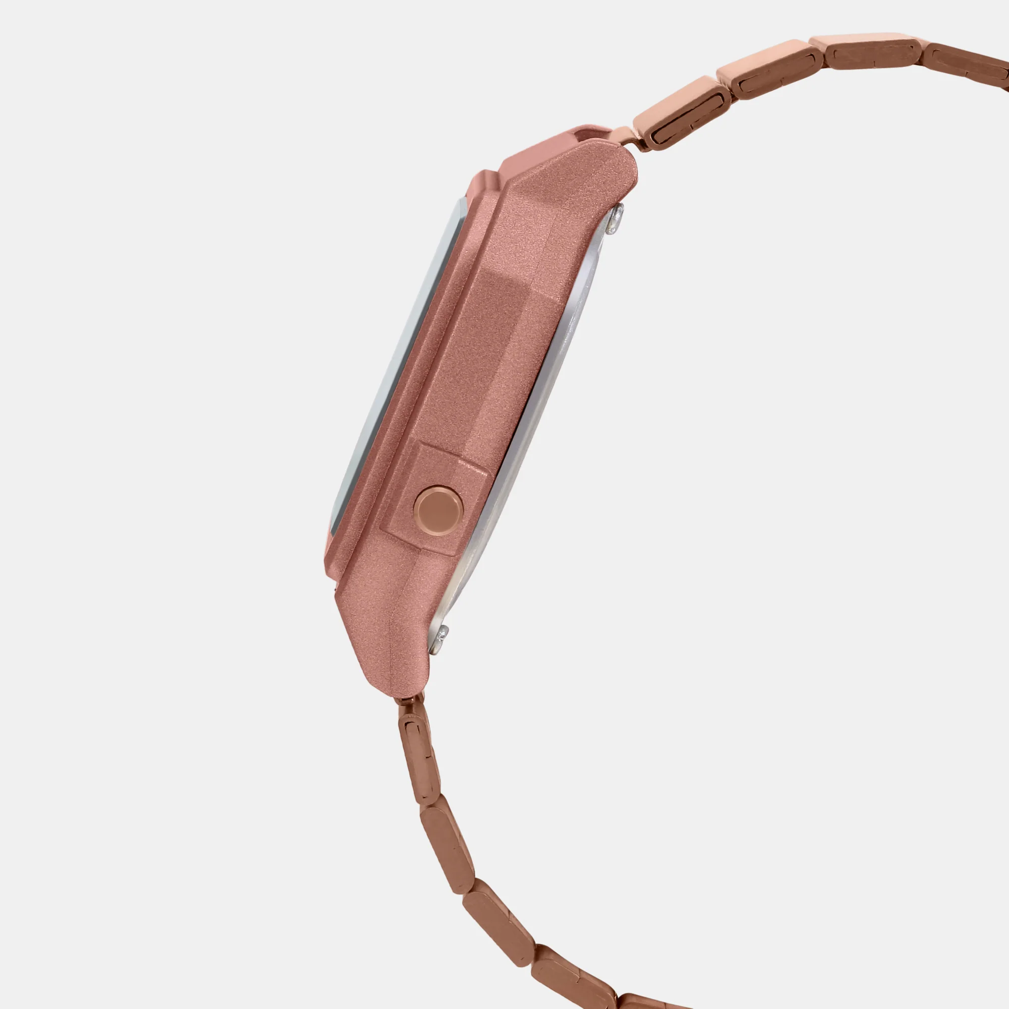 Vintage Unisex Quartz Rose Gold Dial Digital Stainless Steel Watch D200 - Image 3