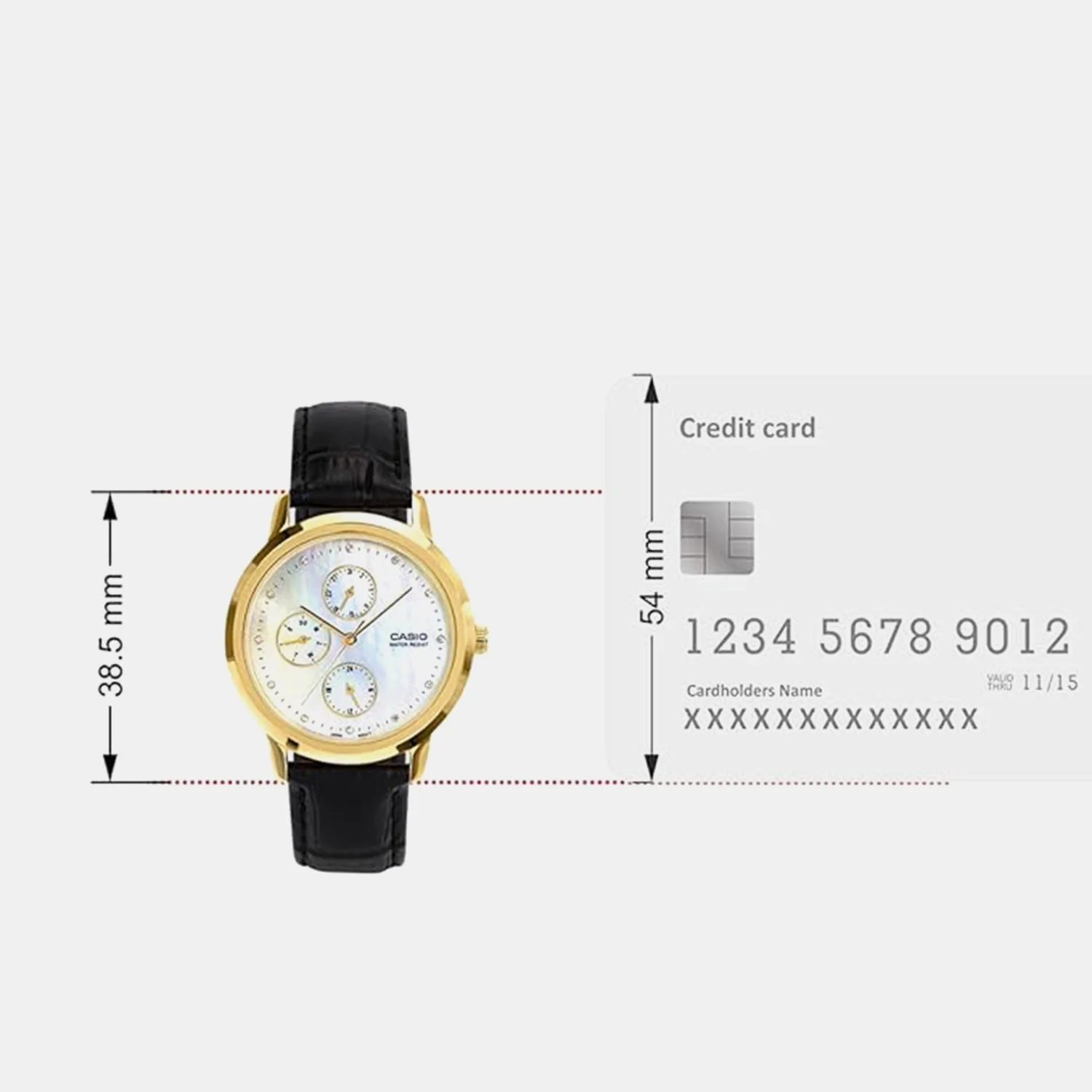 Women Quartz White Dial Analog Brass Watch A2495 - Image 7