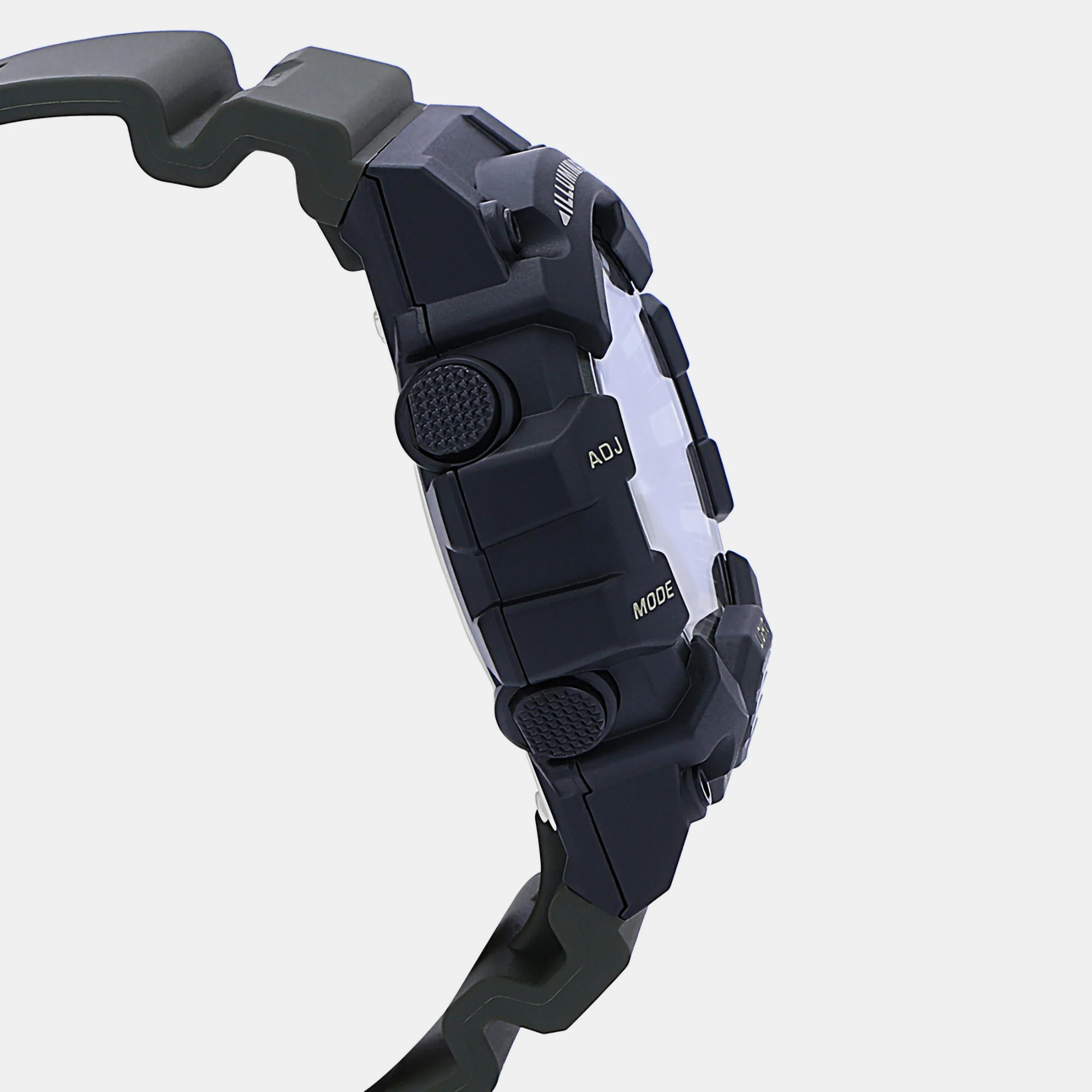 Youth Men Quartz Black Dial Analog-Digital Resin Watch D155 - Image 4