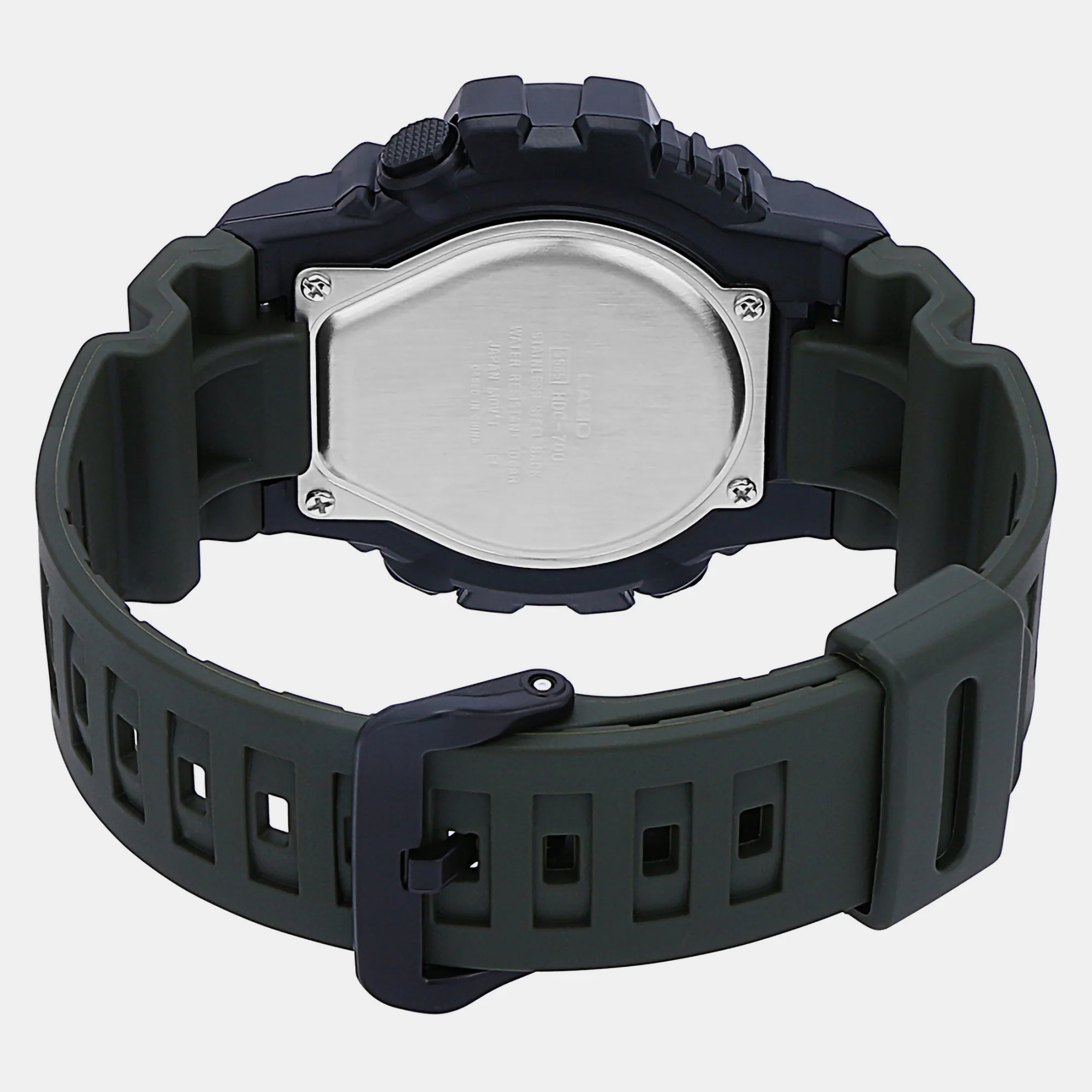 Youth Men Quartz Black Dial Analog-Digital Resin Watch D155 - Image 5