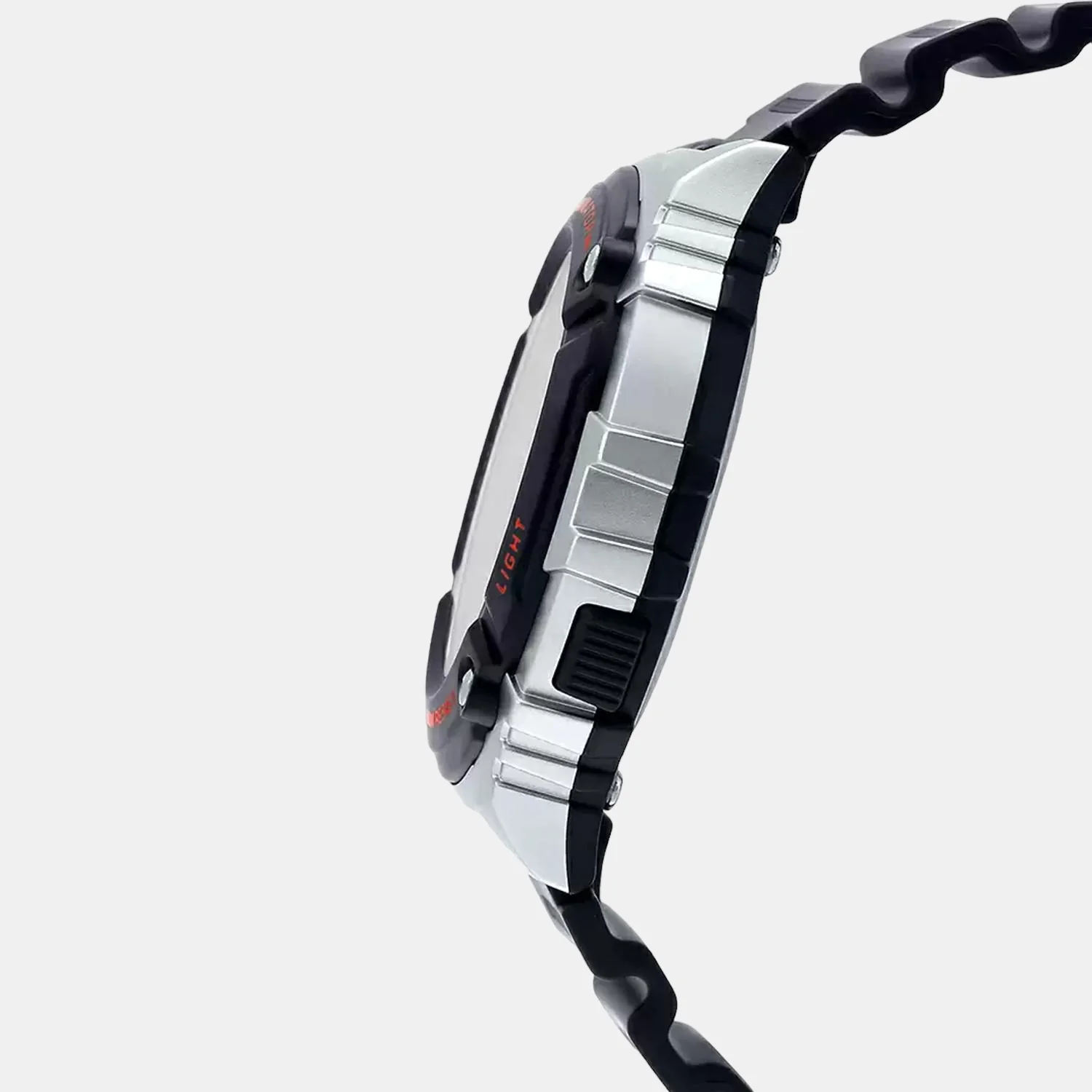 Youth Men Quartz Black Dial Digital Resin Watch I098 - Image 3