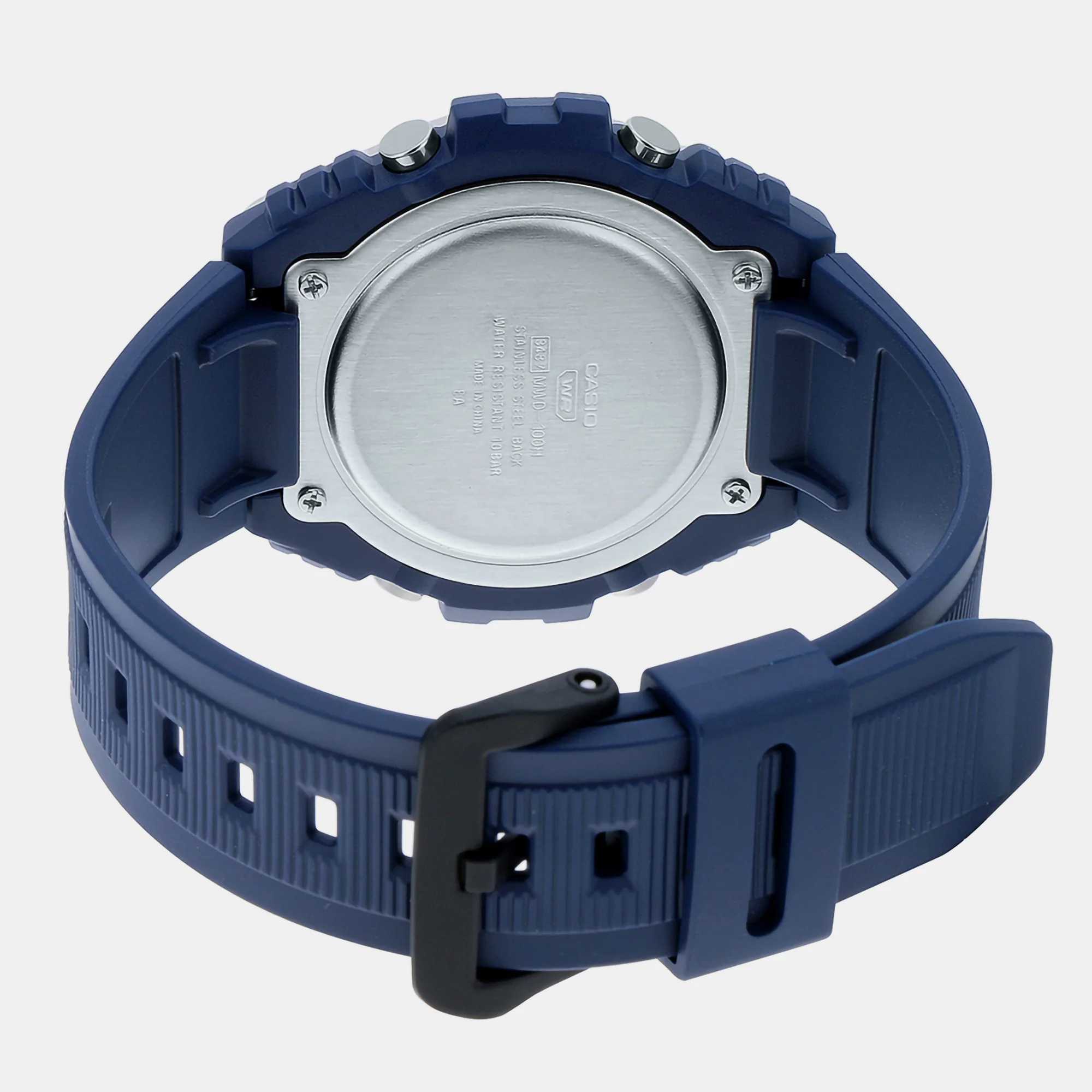 Youth Men Quartz Blue Dial Digital Resin Watch D190 - Image 4