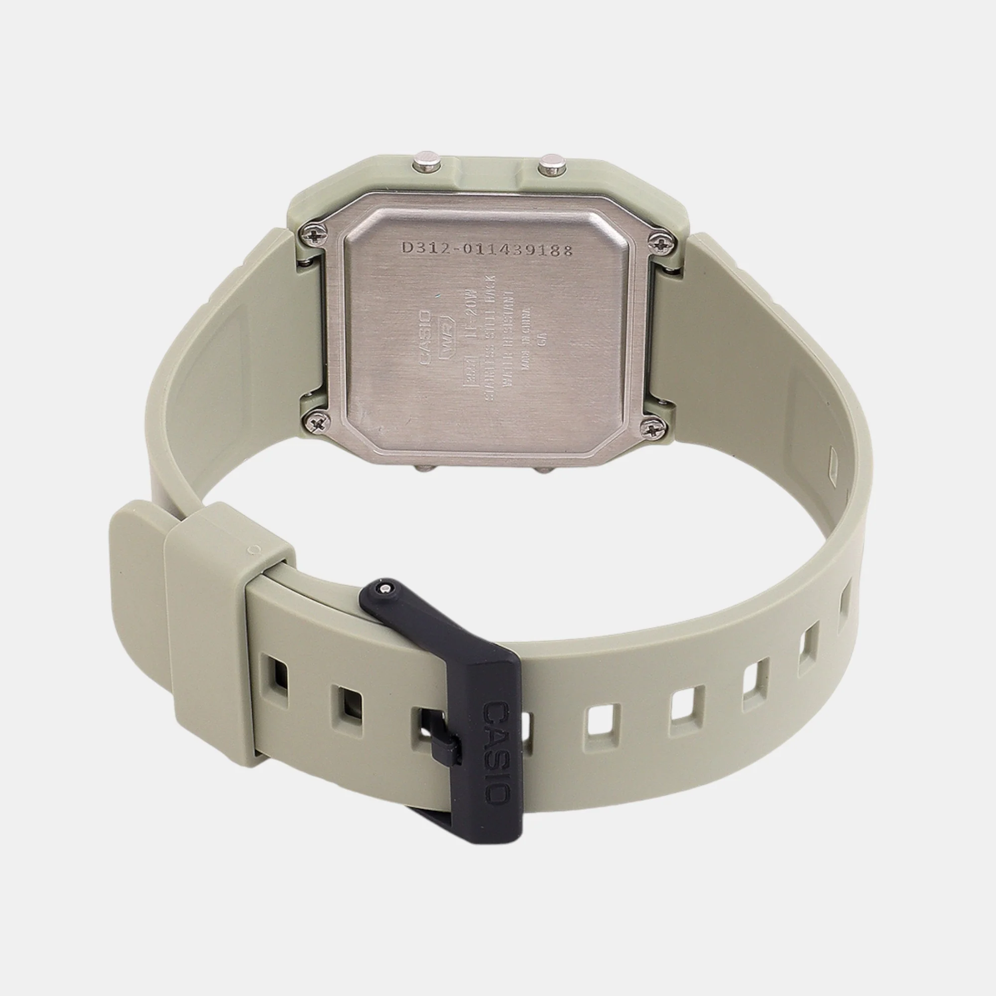 Youth Men Quartz Grey Dial Digital Resin Watch D312 - Image 6