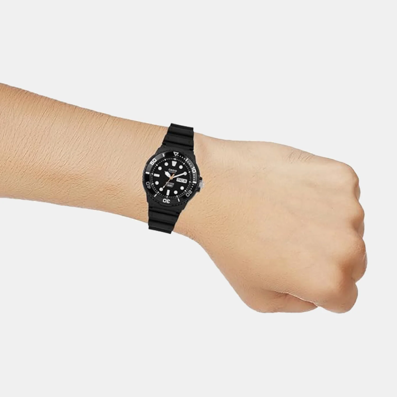 Youth Unisex Quartz Black Dial Analog Resin Watch A2402 - Image 5