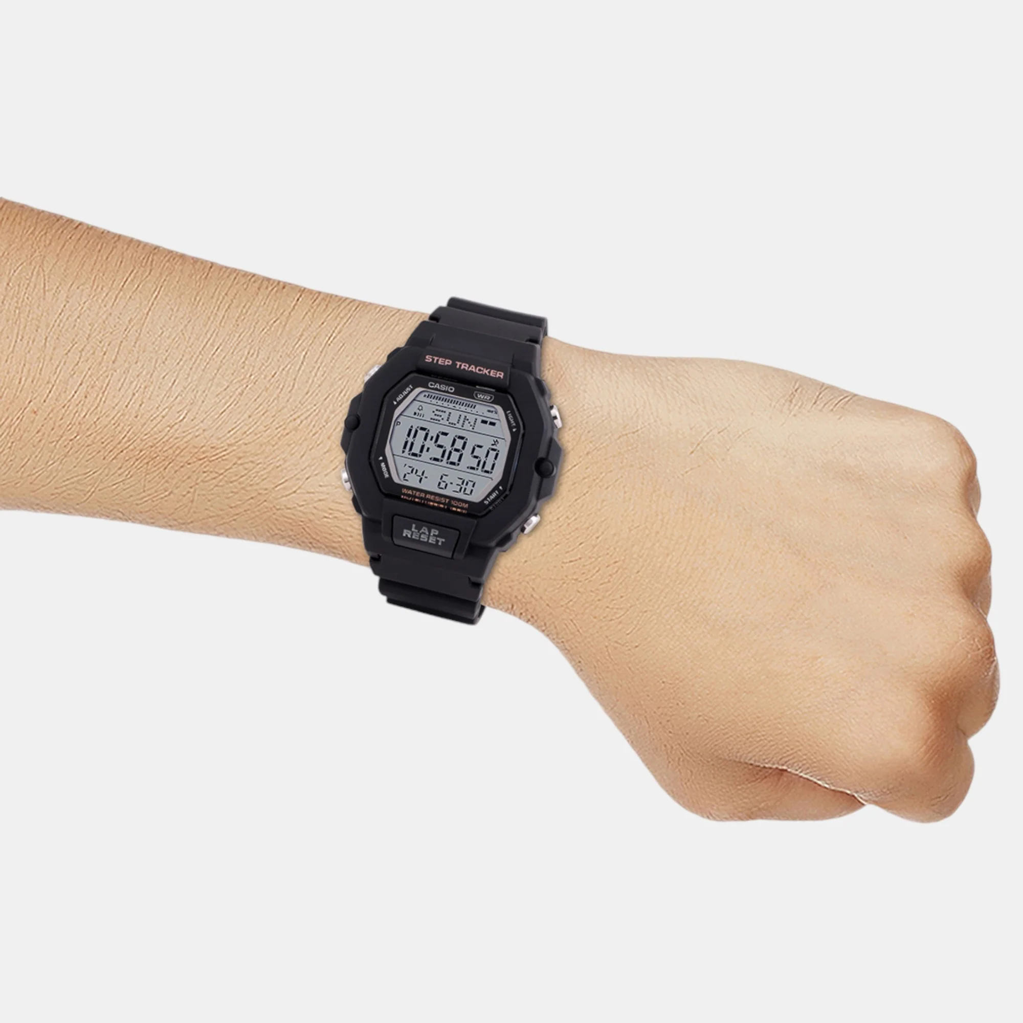 Youth Unisex Quartz Black Dial Digital Resin Watch D316 - Image 8