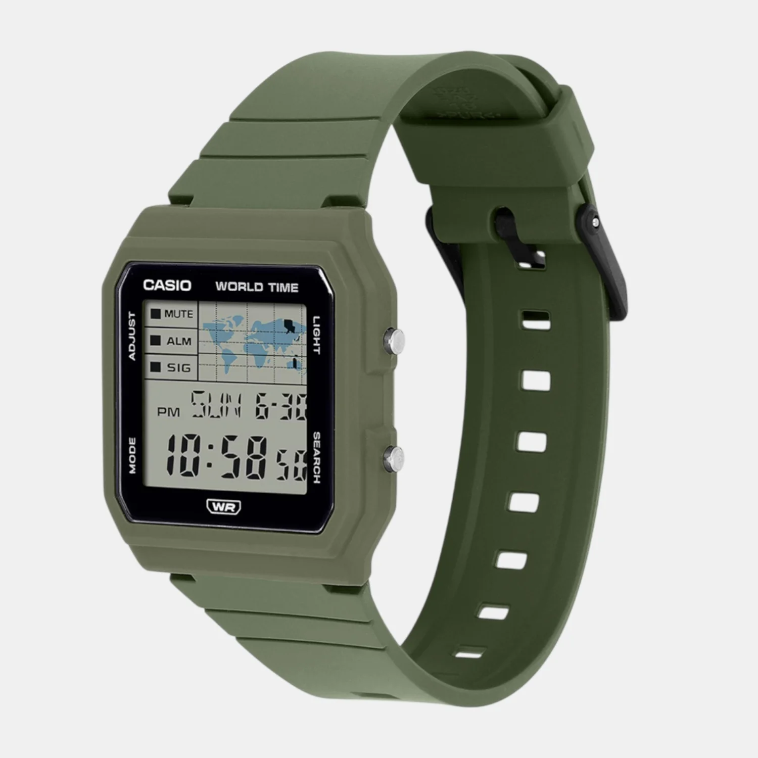 Youth Unisex Quartz Black Dial Digital Resin Watch D398 - Image 4
