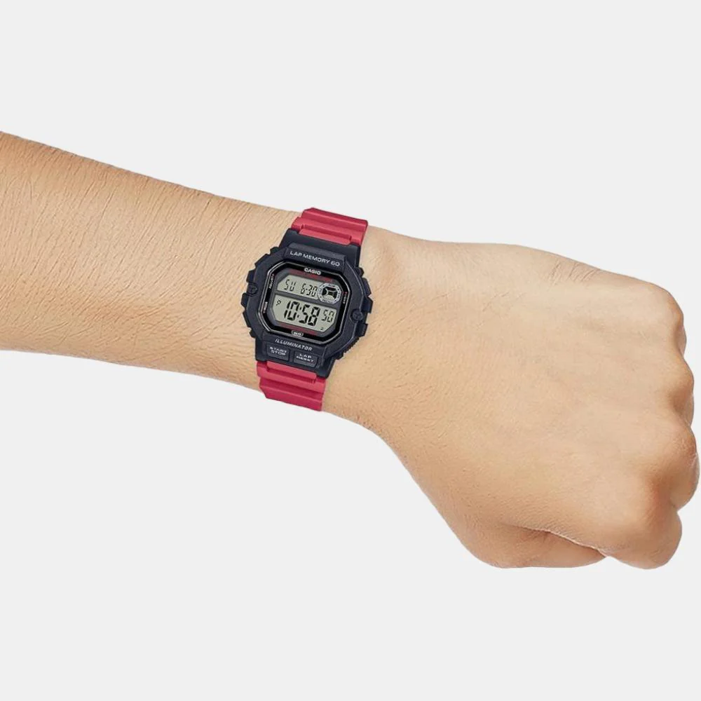 Youth Unisex Quartz Grey Dial Digital Resin Watch D272 - Image 6