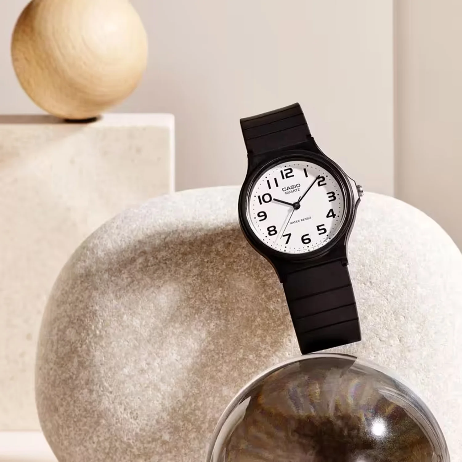 Youth Unisex Quartz White Dial Analog Resin Watch A2530 - Image 4