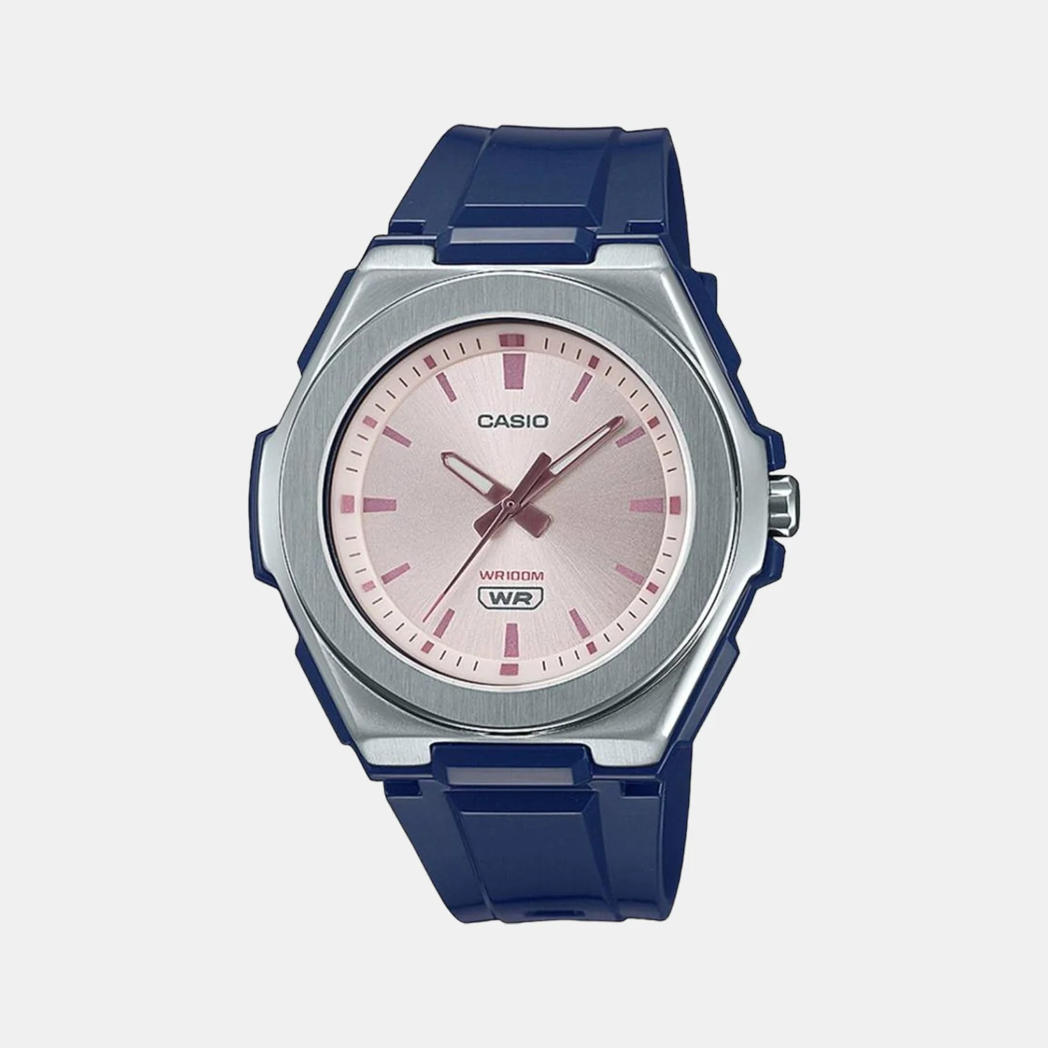 Youth Women Quartz Pink Dial Analog Resin Watch D220