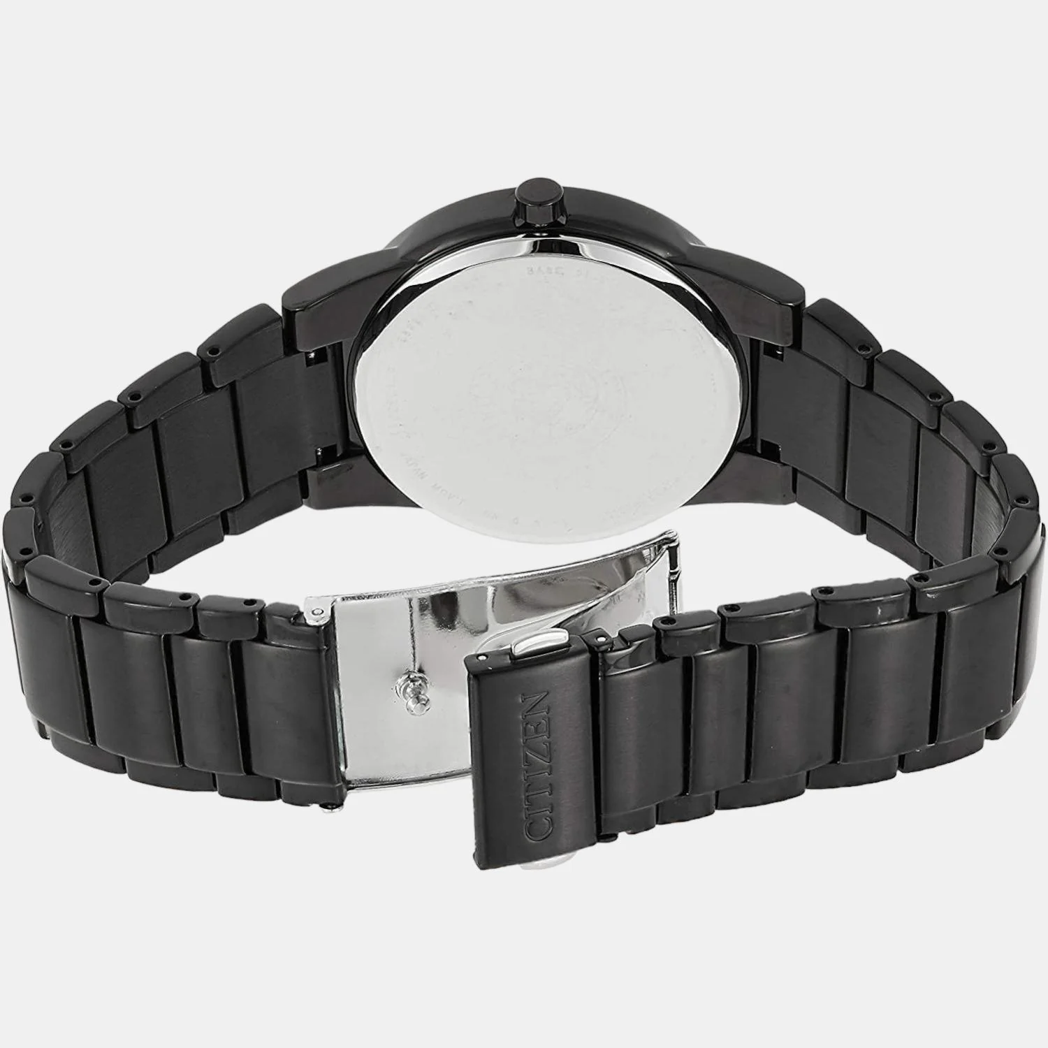Axiom Men Eco-Drive Black Dial Analog Stainless Steel Watch AU1065-58E - Image 2