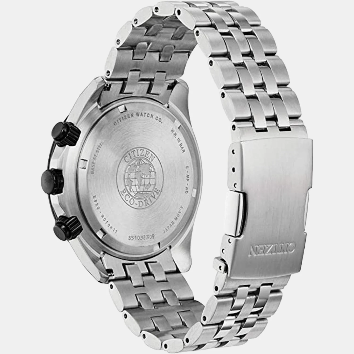 BI Men Quartz Blue Dial Chronograph Stainless Steel Watch BL5568-54L - Image 3