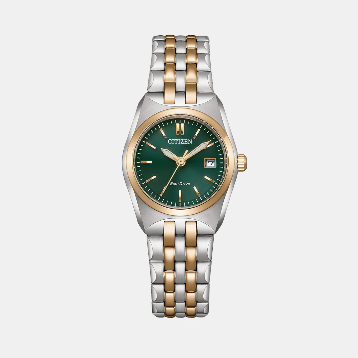 Corso Women Eco-Drive Green Dial Analog Stainless Steel Watch EW2297-55X - Image 2