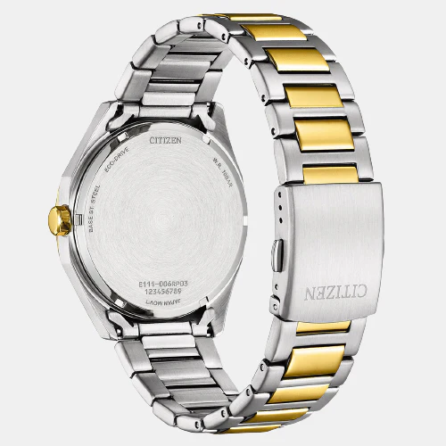 Eco-Drive Men Eco-Drive Black Dial Analog Stainless Steel Watch BM7604-80E - Image 4