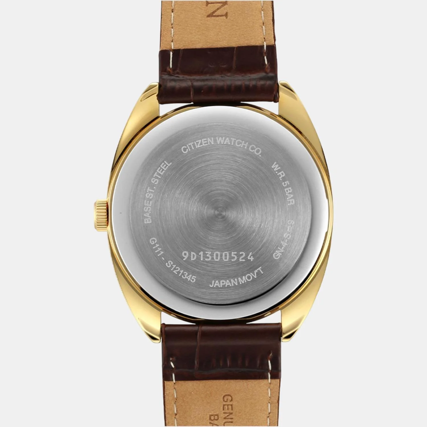 Men Quartz Black Dial Analog Leather Watch BI5092-03E - Image 3