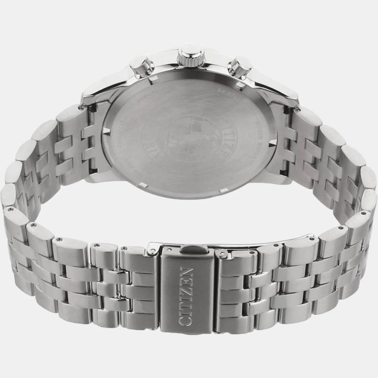 Men Quartz Black Dial Chronograph Stainless Steel Watch CA7001-87E - Image 3