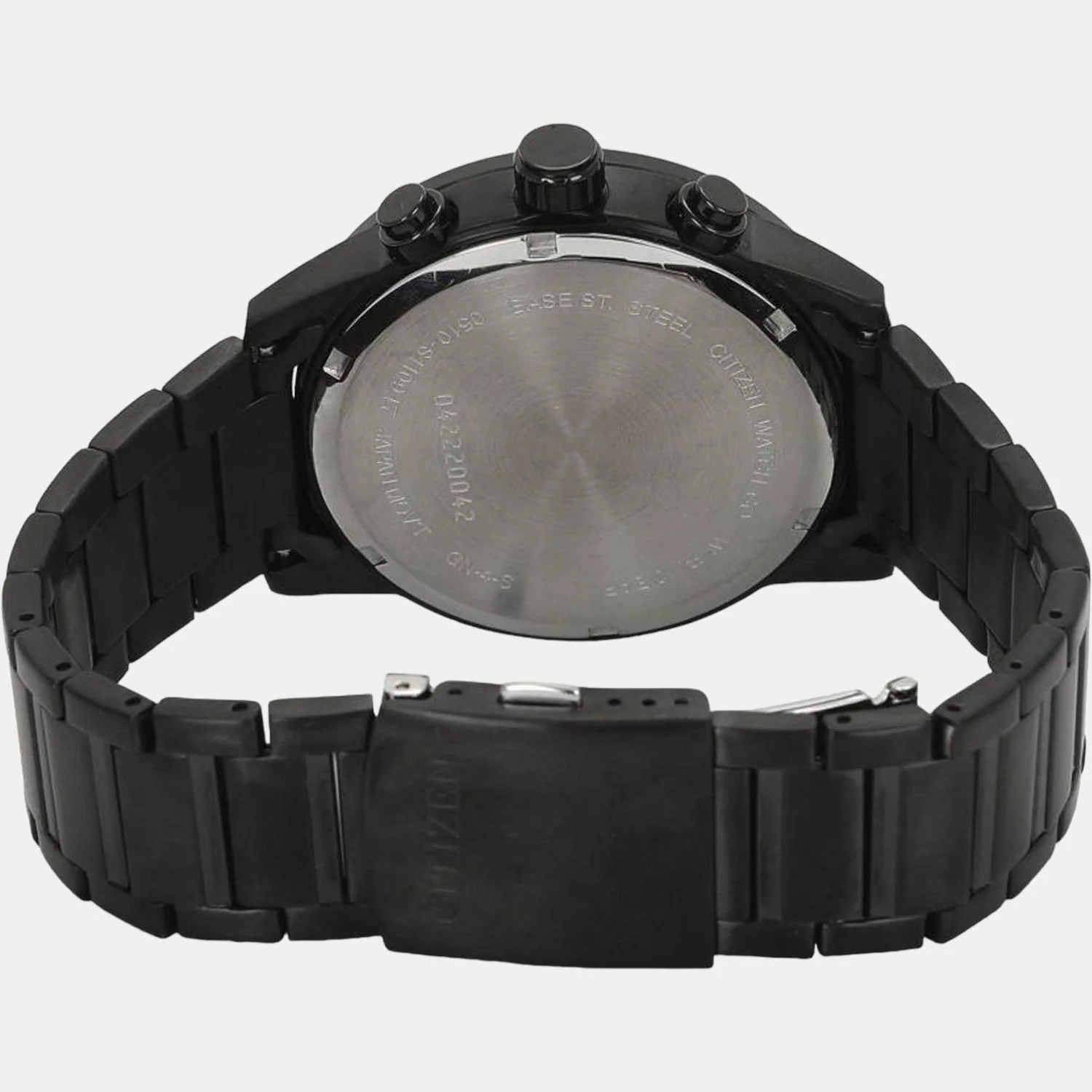 Men Quartz Brown Dial Chronograph Stainless Steel Watch AN3605-55X - Image 3