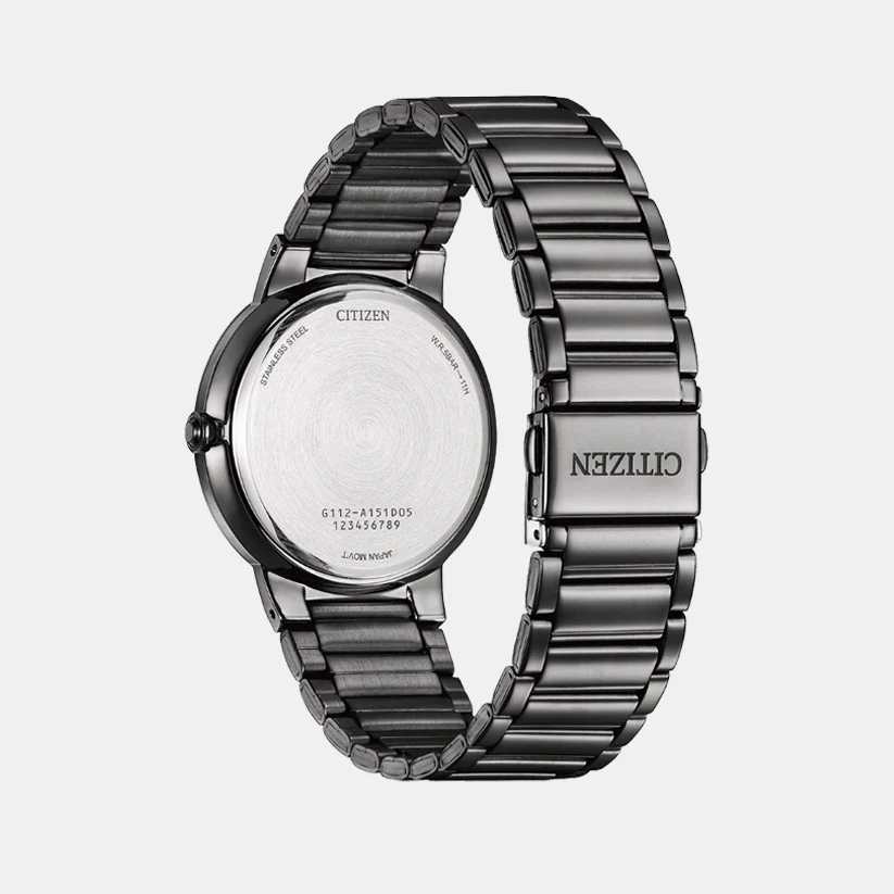 Men Quartz Grey Dial Analog Stainless Steel Watch BI5127-51H - Image 4