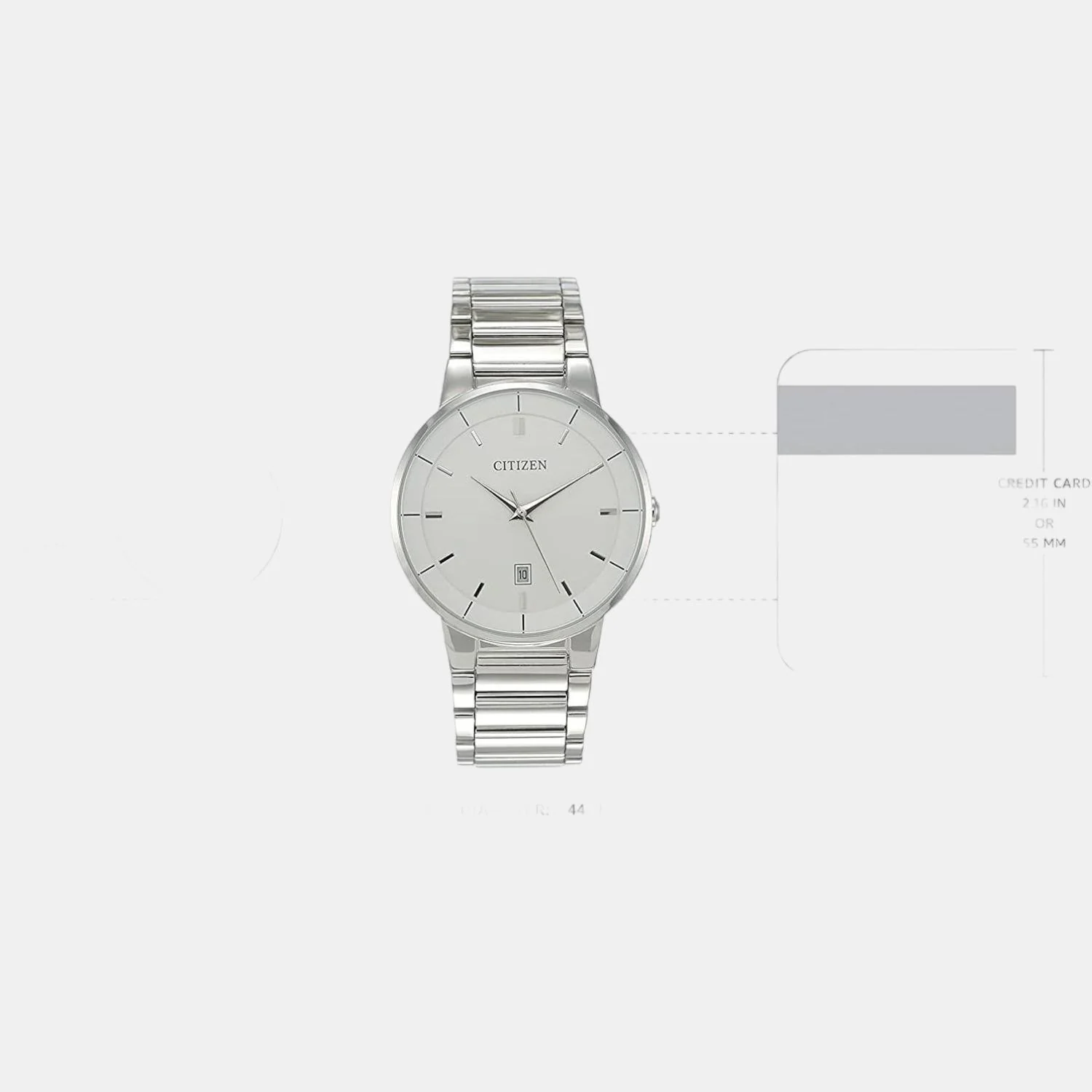 Men Quartz Silver Dial Analog Stainless Steel Watch BI5010-59A - Image 3