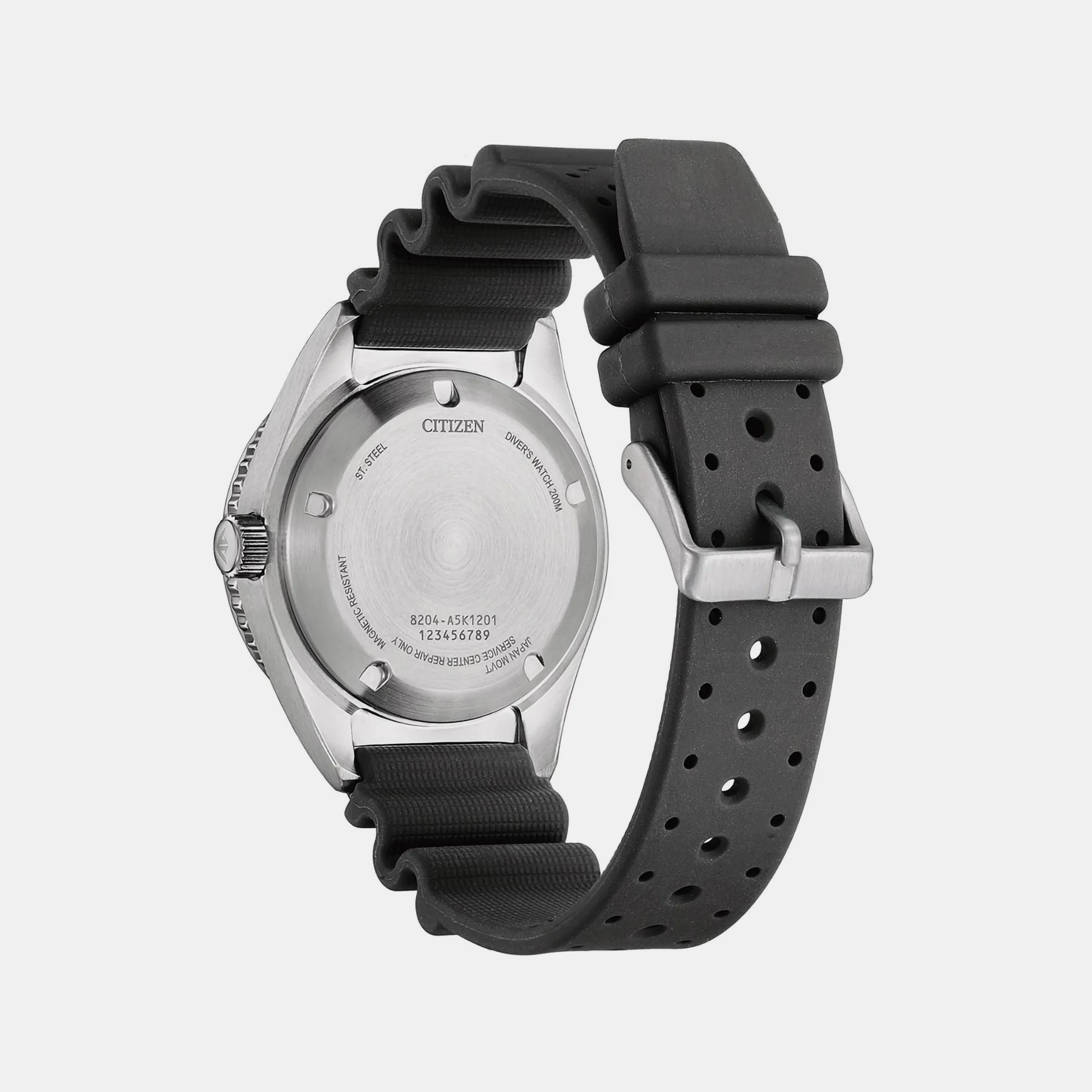 Promaster Men Automatic Black Dial Analog Rubber Watch NY0120-01E - Image 2