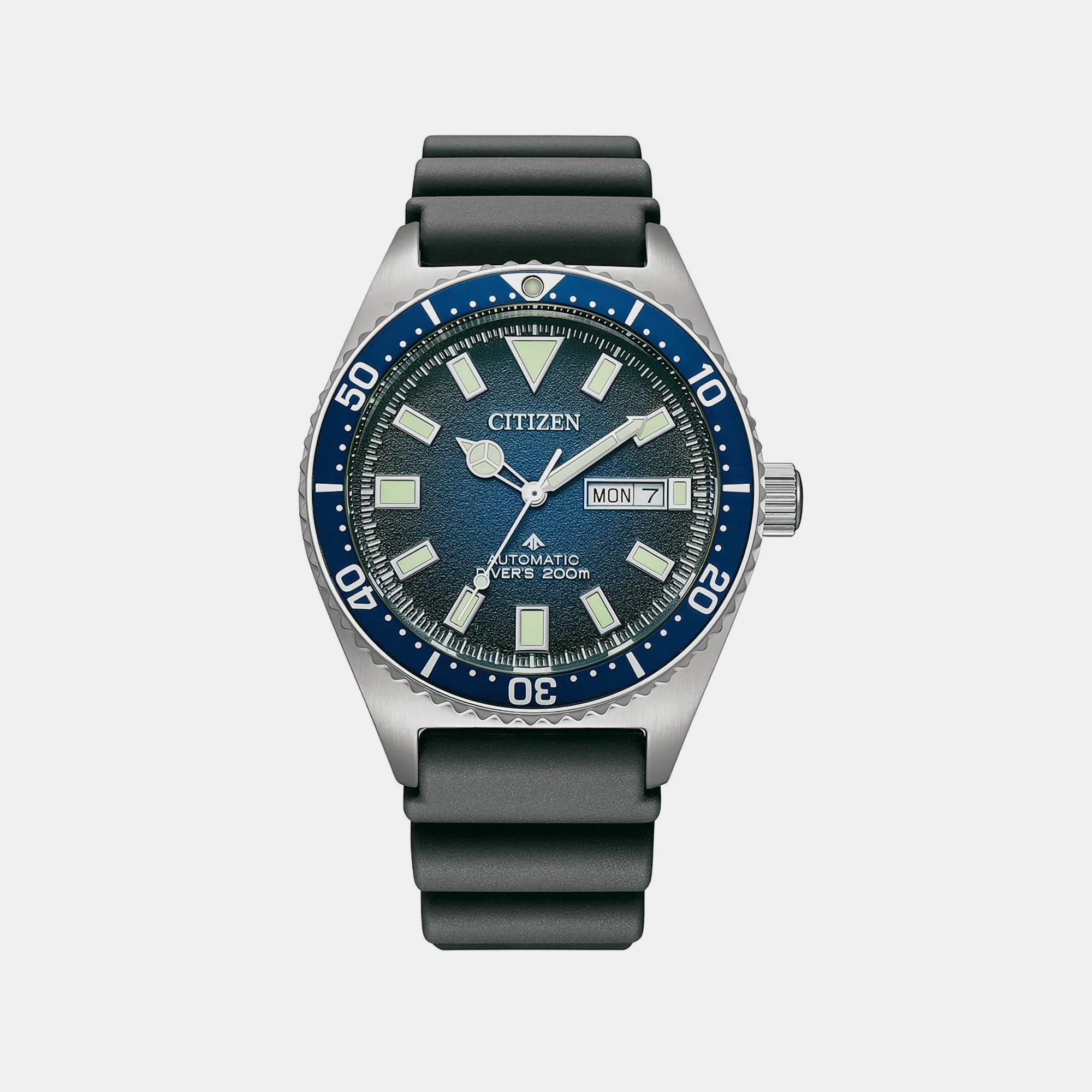 Promaster Men Automatic Blue Dial Analog Rubber Watch NY0129-07L