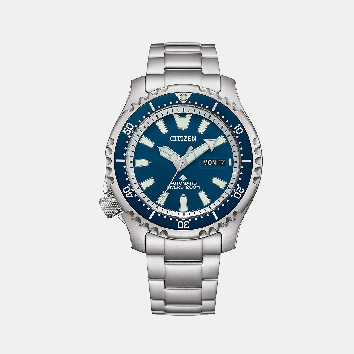 Promaster Men Automatic Blue Dial Analog Stainless Steel Watch NY0161-63L - Image 2